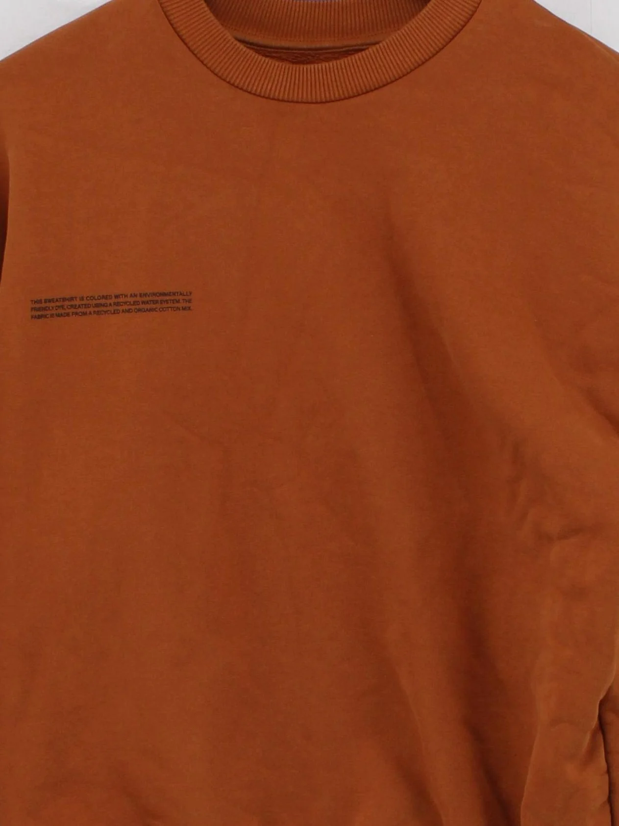 Pangaia Men's Hoodie L Tan 100% Cotton Pullover - Image 3