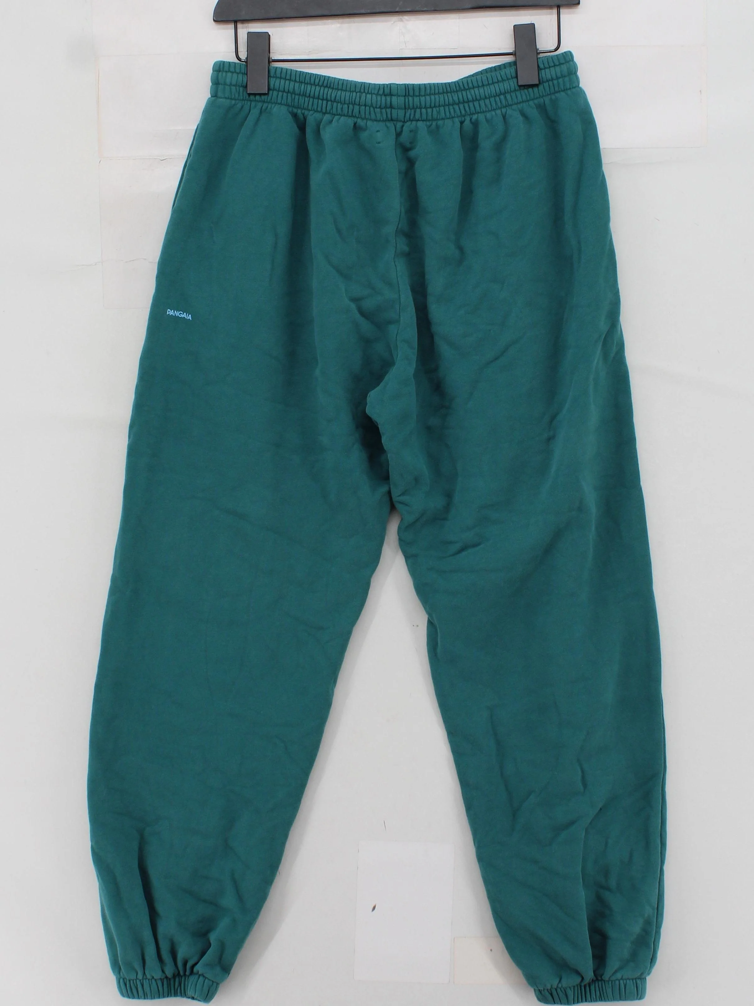 Pangaia Men's Sports Bottoms L Green 100% Cotton Tapered Sweatpants - Image 2