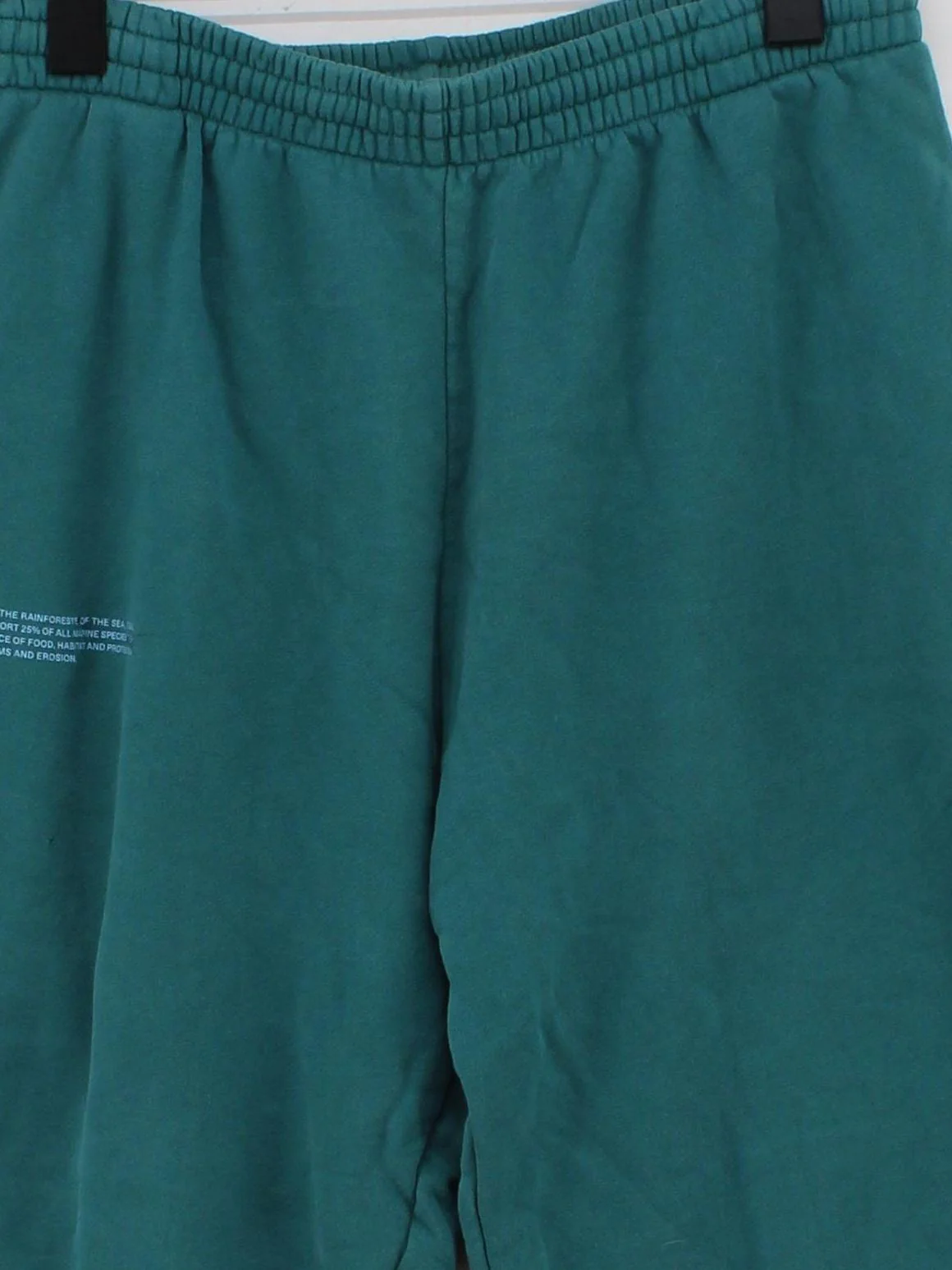 Pangaia Men's Sports Bottoms L Green 100% Cotton Tapered Sweatpants - Image 3
