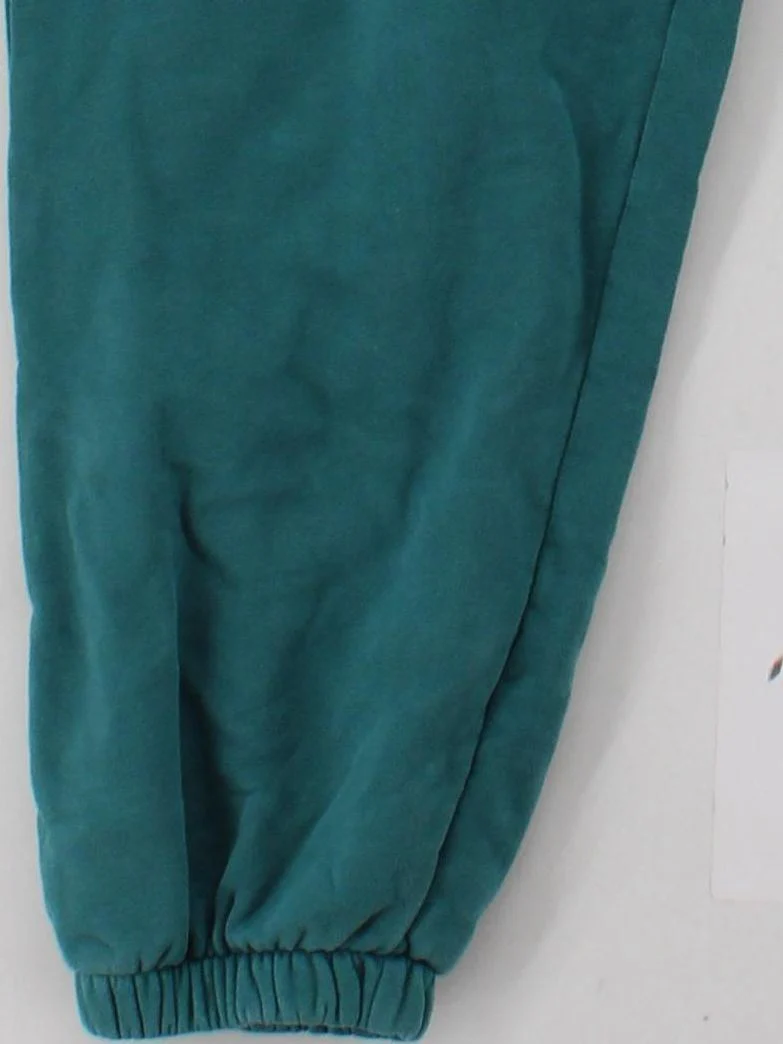 Pangaia Men's Sports Bottoms L Green 100% Cotton Tapered Sweatpants - Image 4