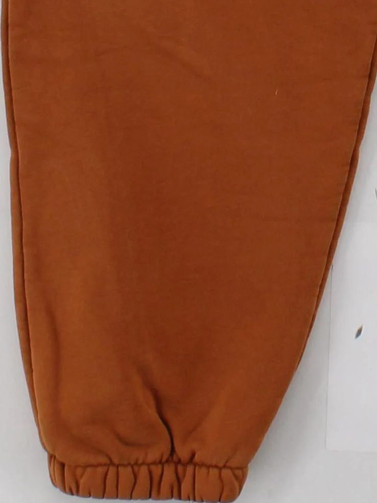 Pangaia Men's Sports Bottoms L Tan 100% Cotton Tapered Sweatpants - Image 4