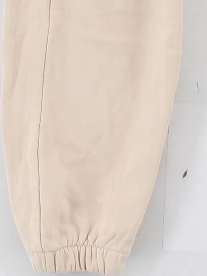 Pangaia Men's Sports Bottoms XXS Cream 100% Cotton Tapered Sweatpants - Image 4