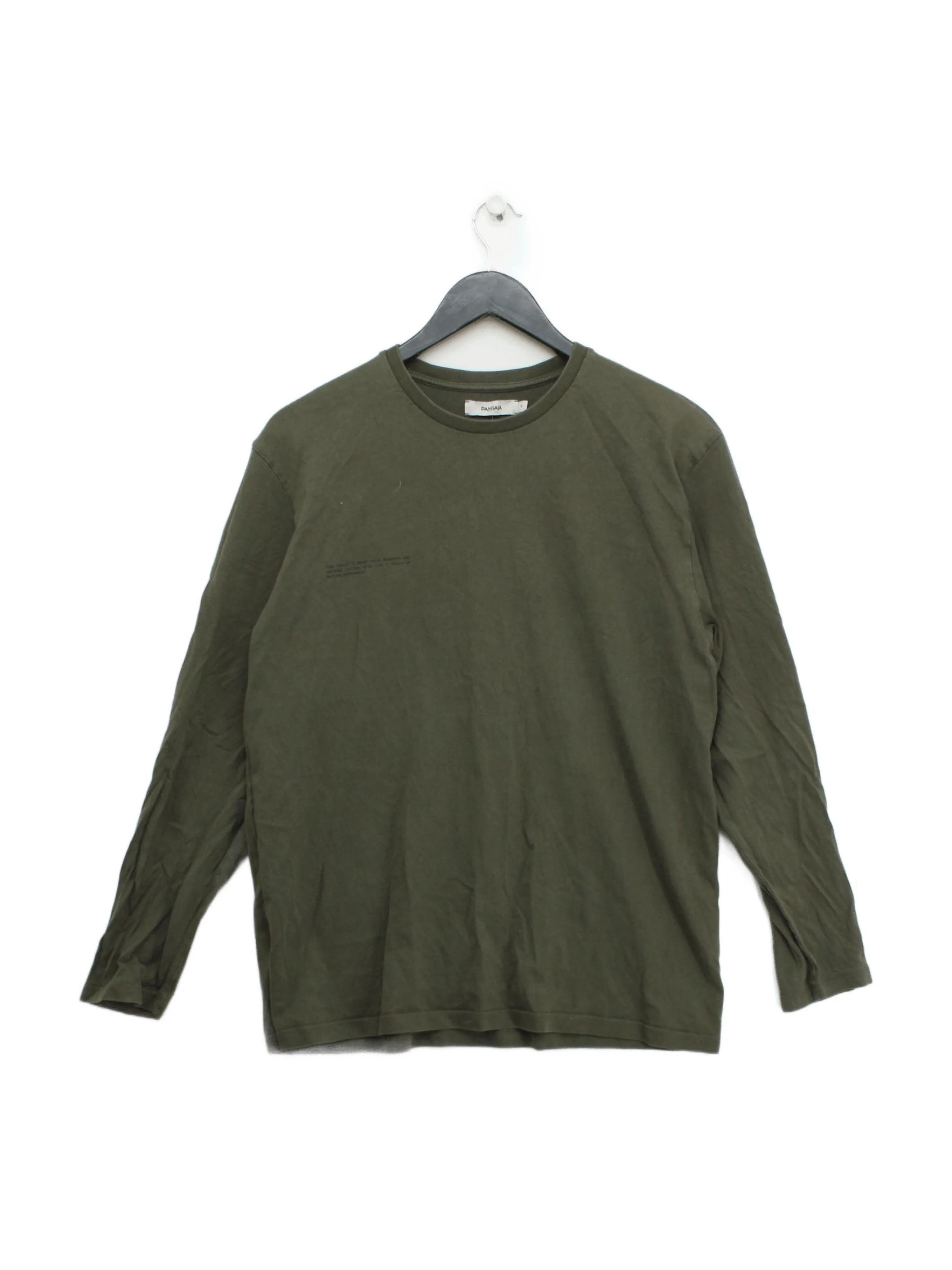 Pangaia Men's T-Shirt M Green Cotton with Other Basic