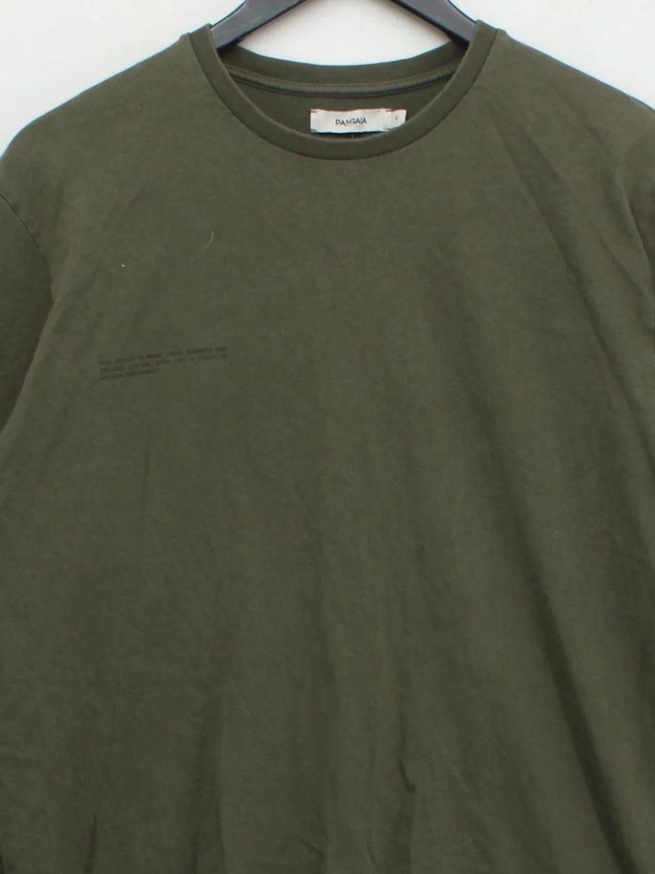 Pangaia Men's T-Shirt M Green Cotton with Other Basic - Image 3