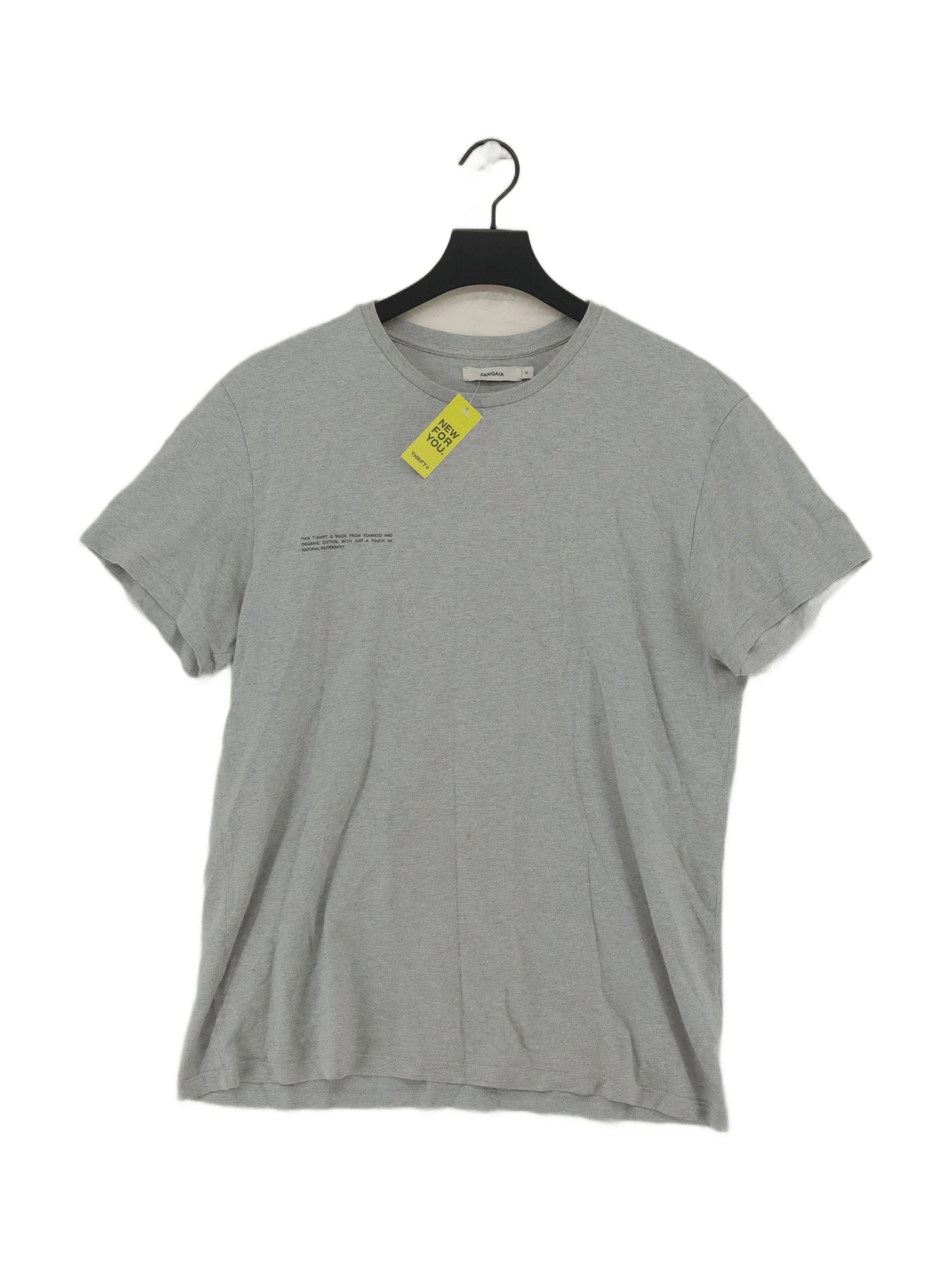 Pangaia Men's T-Shirt M Grey 100% Cotton Basic