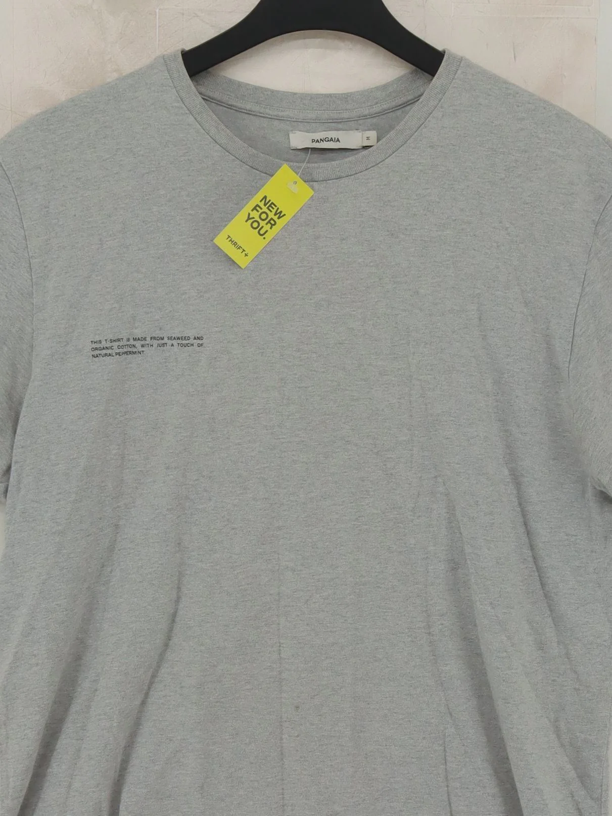Pangaia Men's T-Shirt M Grey 100% Cotton Basic - Image 3