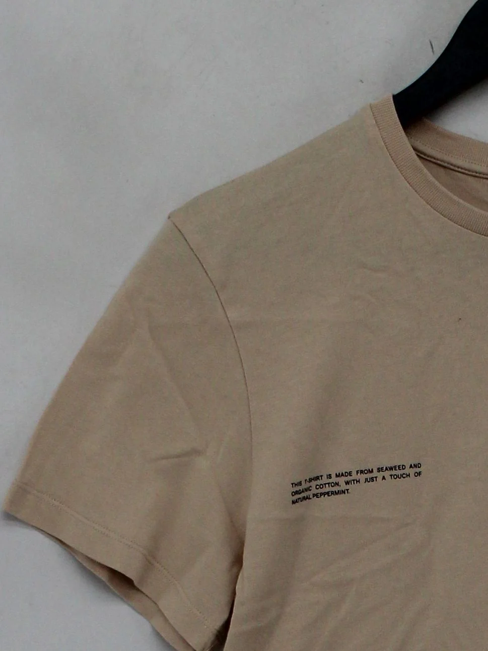 Pangaia Men's T-Shirt S Cream Cotton with Lyocell Modal Basic - Image 4