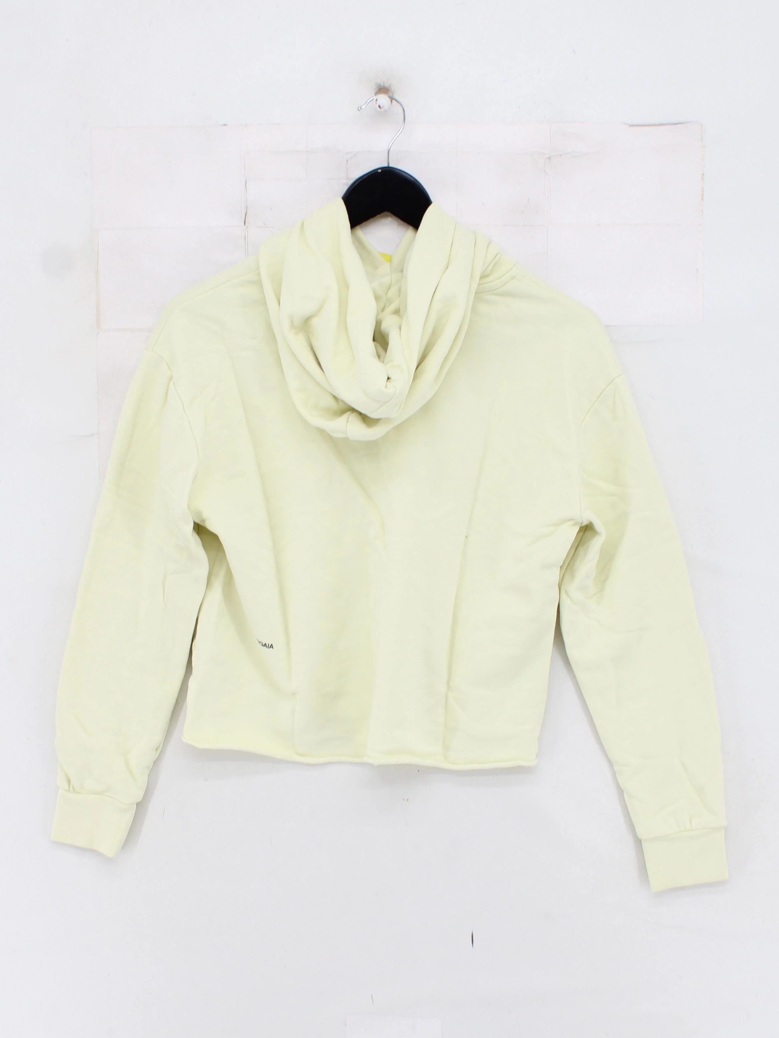 Pangaia Women's Hoodie XXS Yellow 100% Cotton Pullover - Image 2