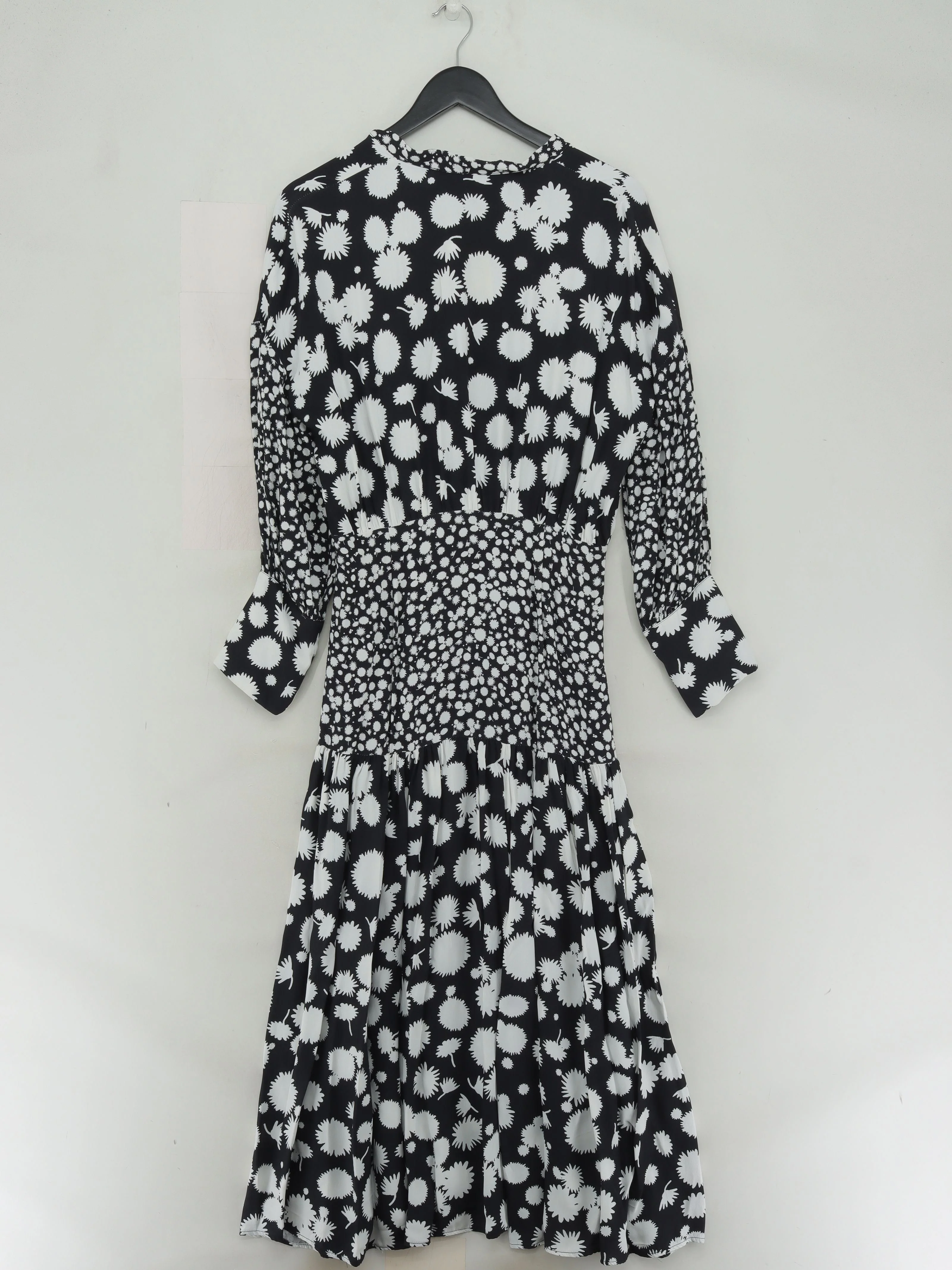 Paper London Shirt Midi Dress UK12 in Black - Image 2