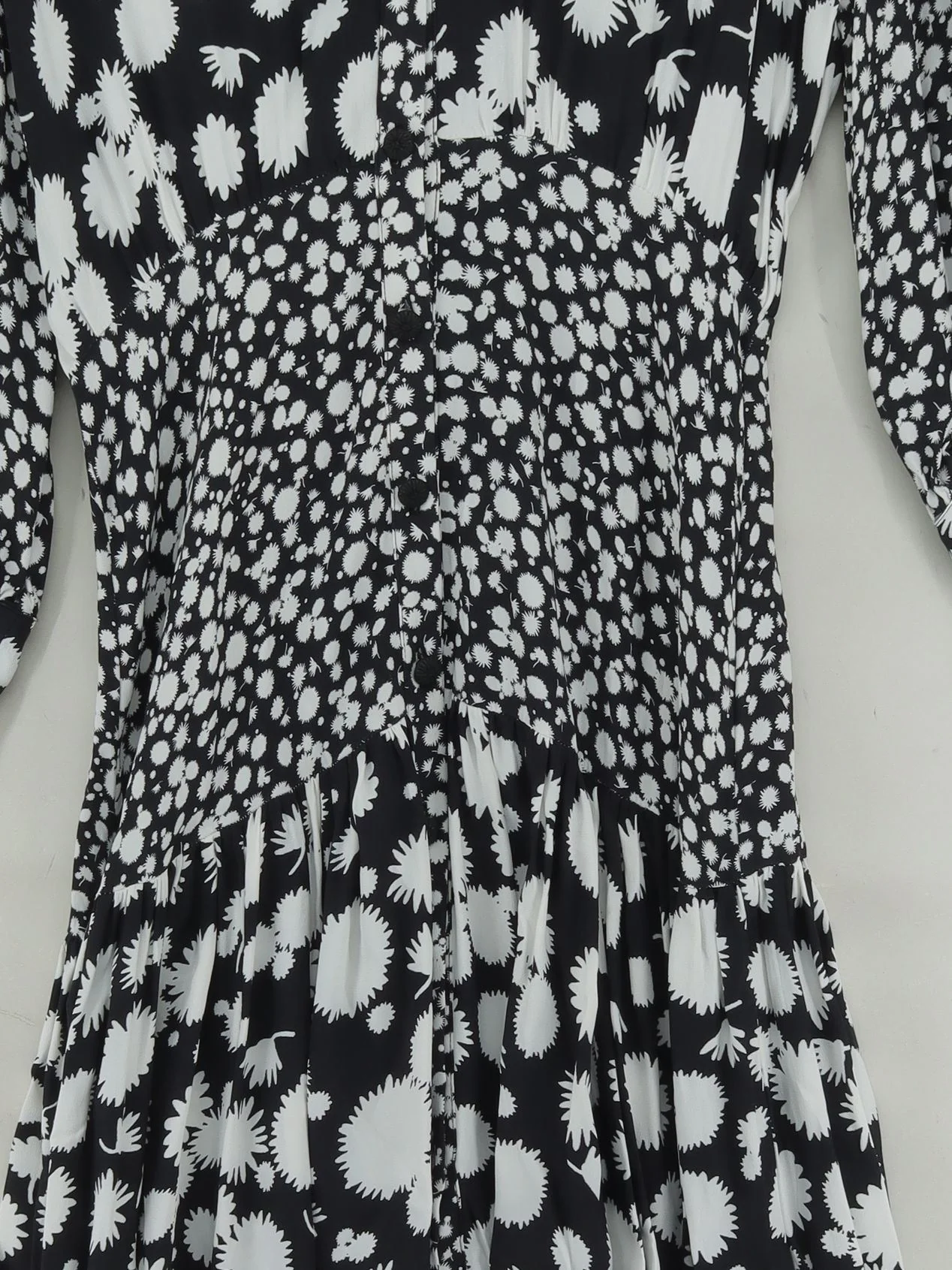 Paper London Shirt Midi Dress UK12 in Black - Image 3