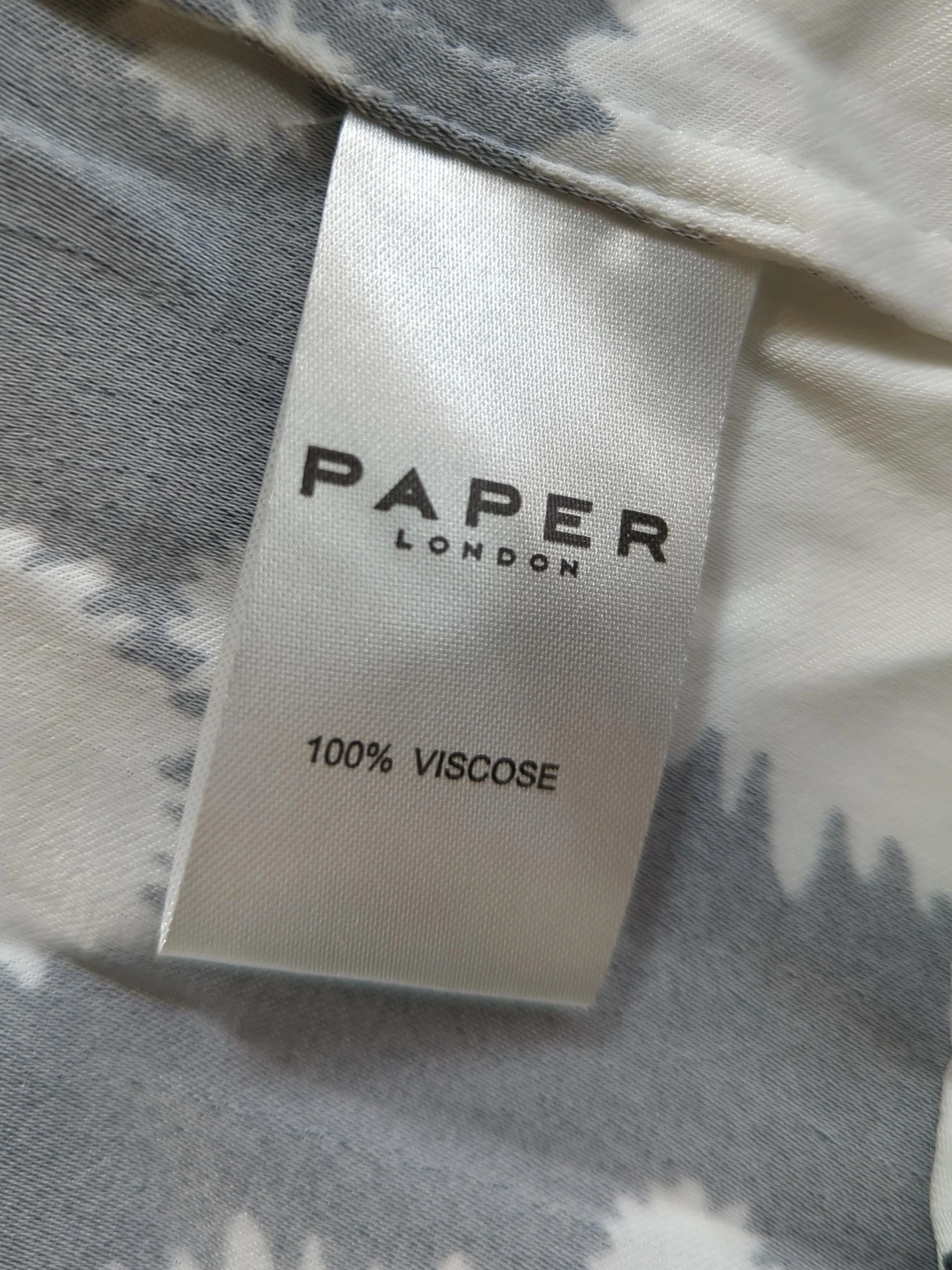 Paper London Shirt Midi Dress UK12 in Black - Image 6