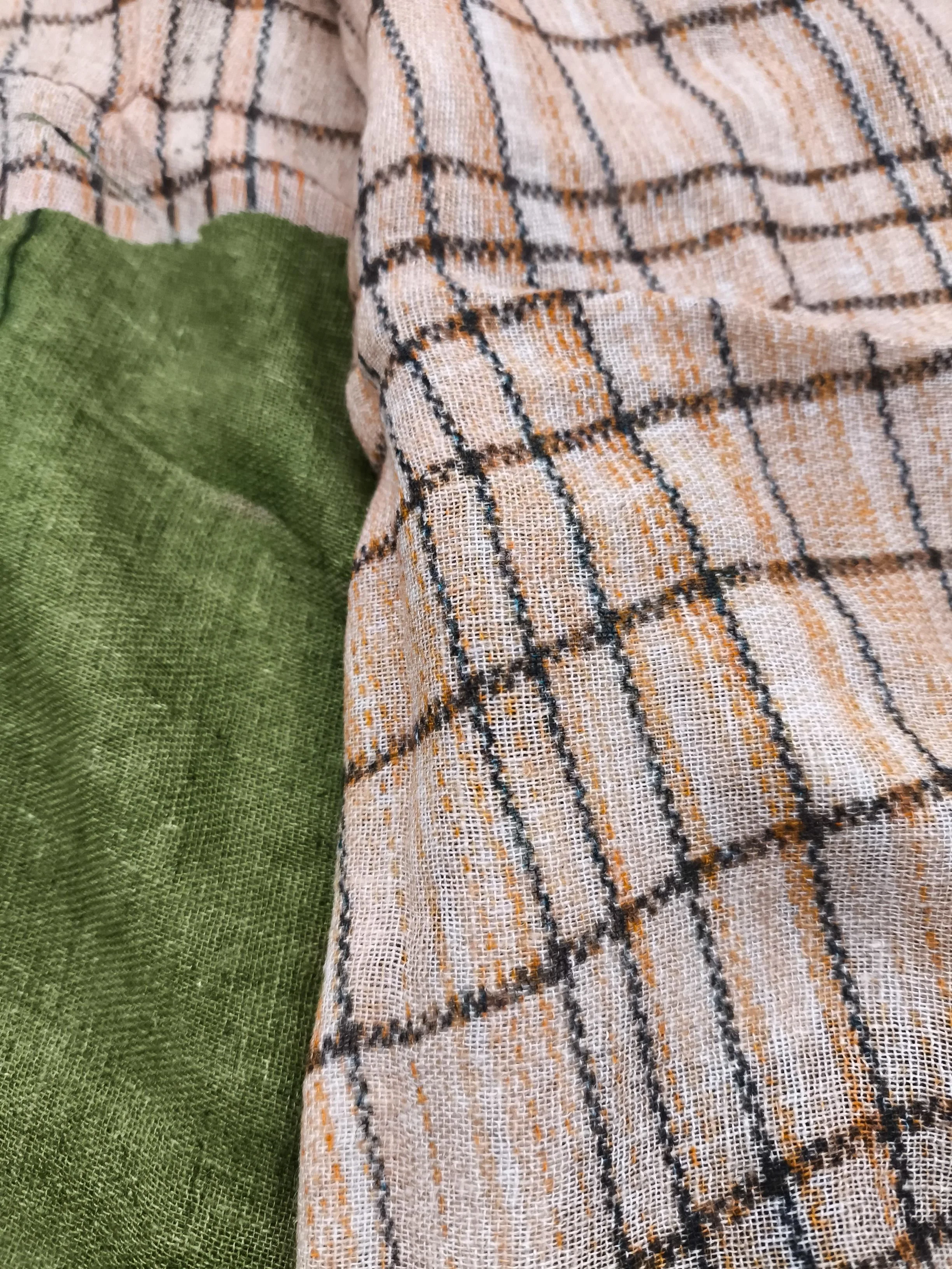 Parfois Men's Scarf Multi Checkered 100% Other Scarf - Image 3