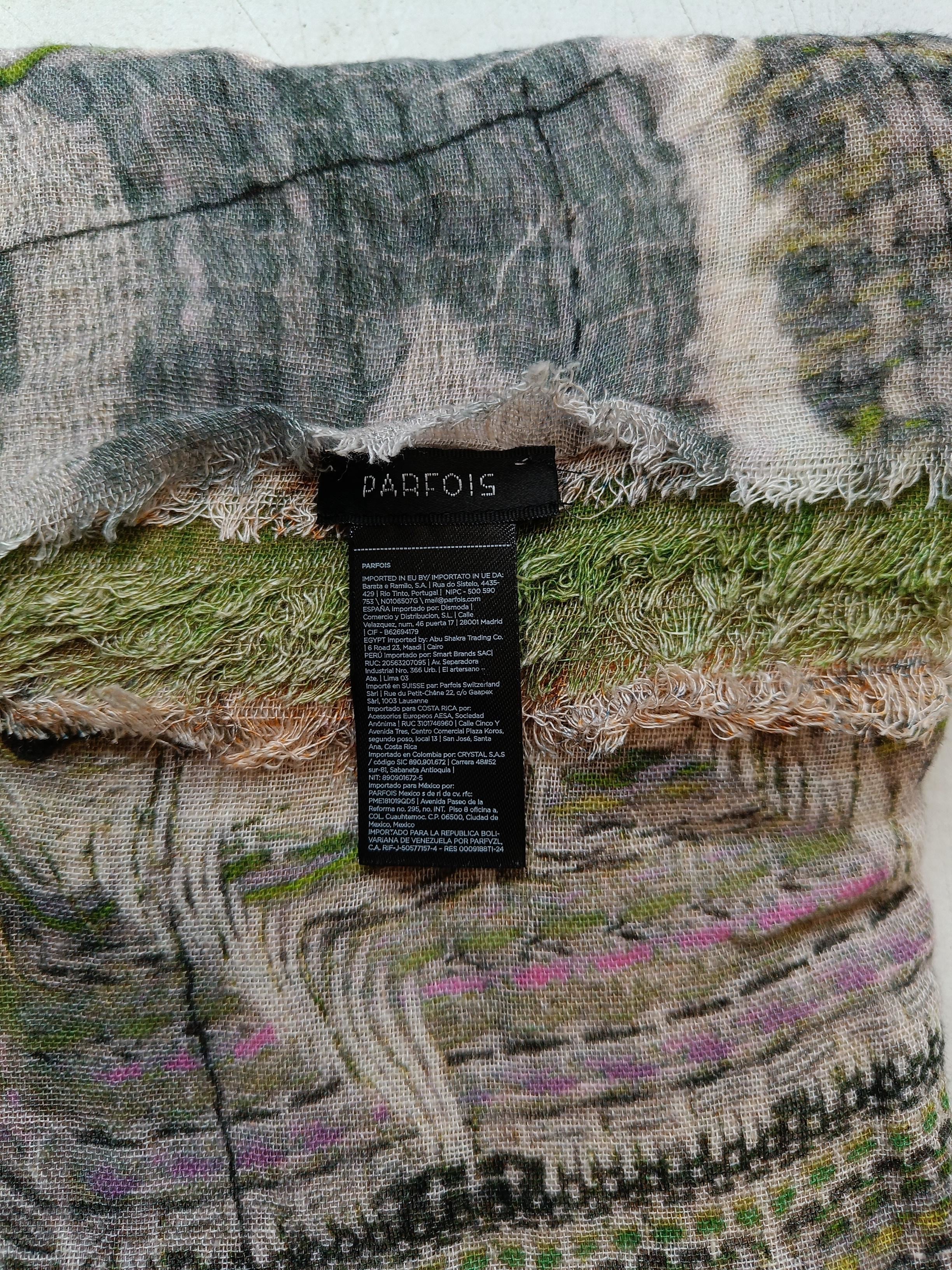 Parfois Men's Scarf Multi Checkered 100% Other Scarf - Image 5