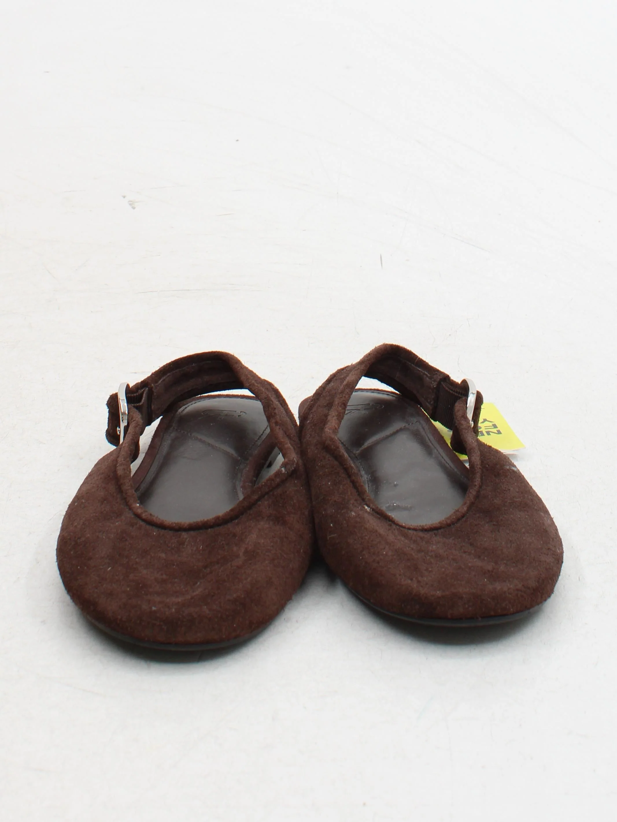 Parfois Women's Flat Shoes UK 6 Brown 100% Suede Ballet - Image 2