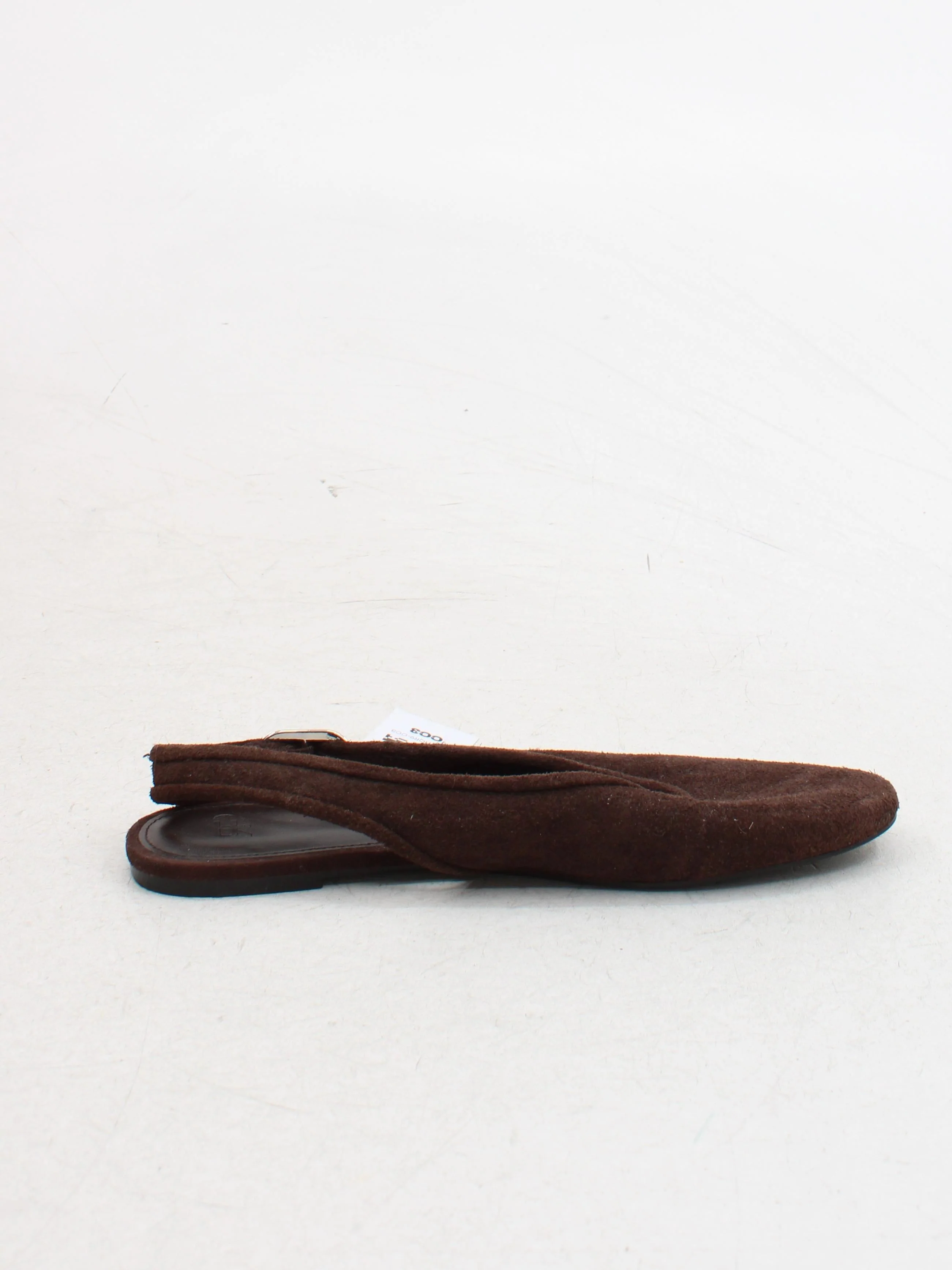 Parfois Women's Flat Shoes UK 6 Brown 100% Suede Ballet - Image 5