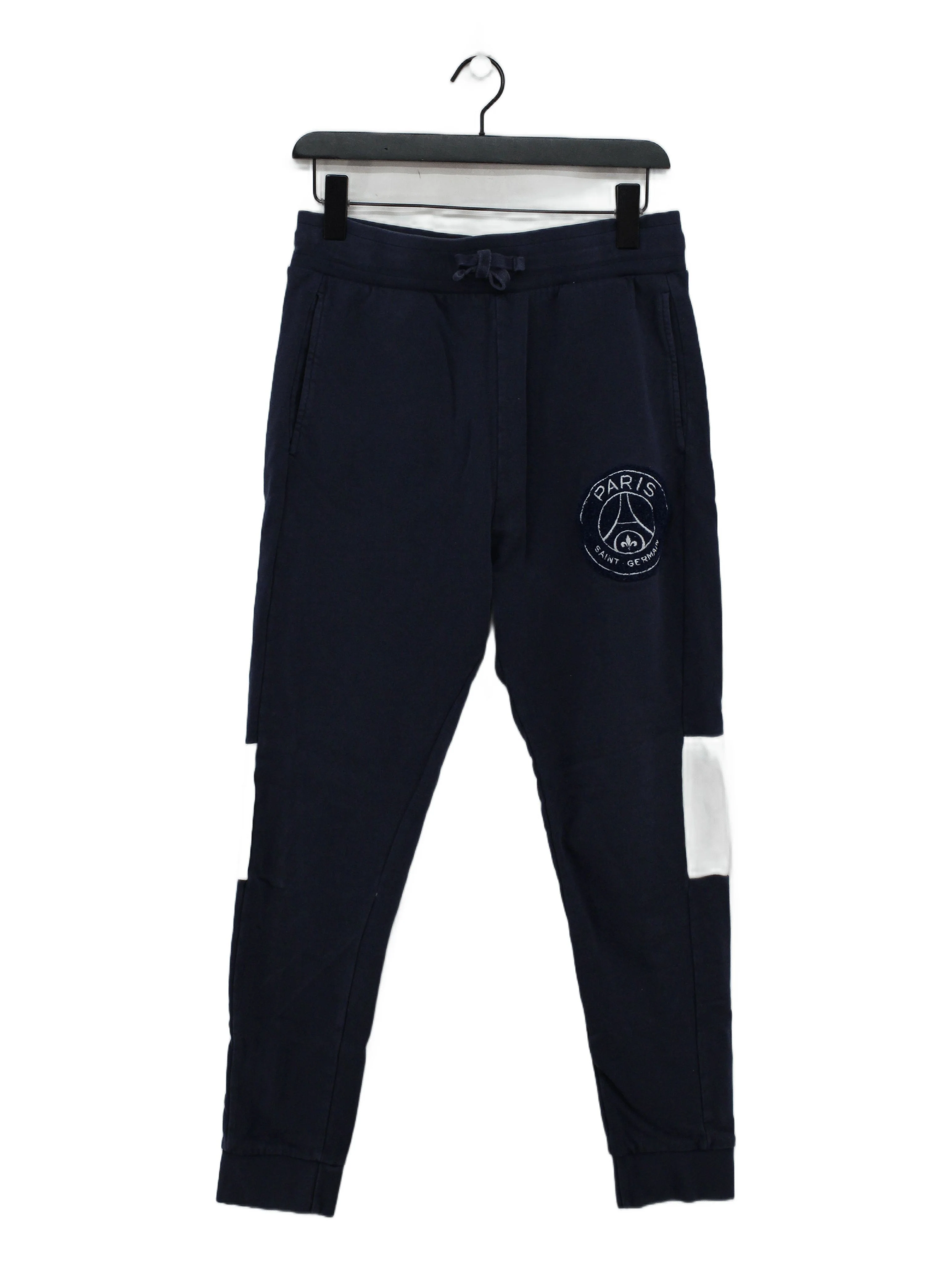 Paris Saint-Germain Men's Sports Bottoms M Blue 100% Cotton Sweatpants