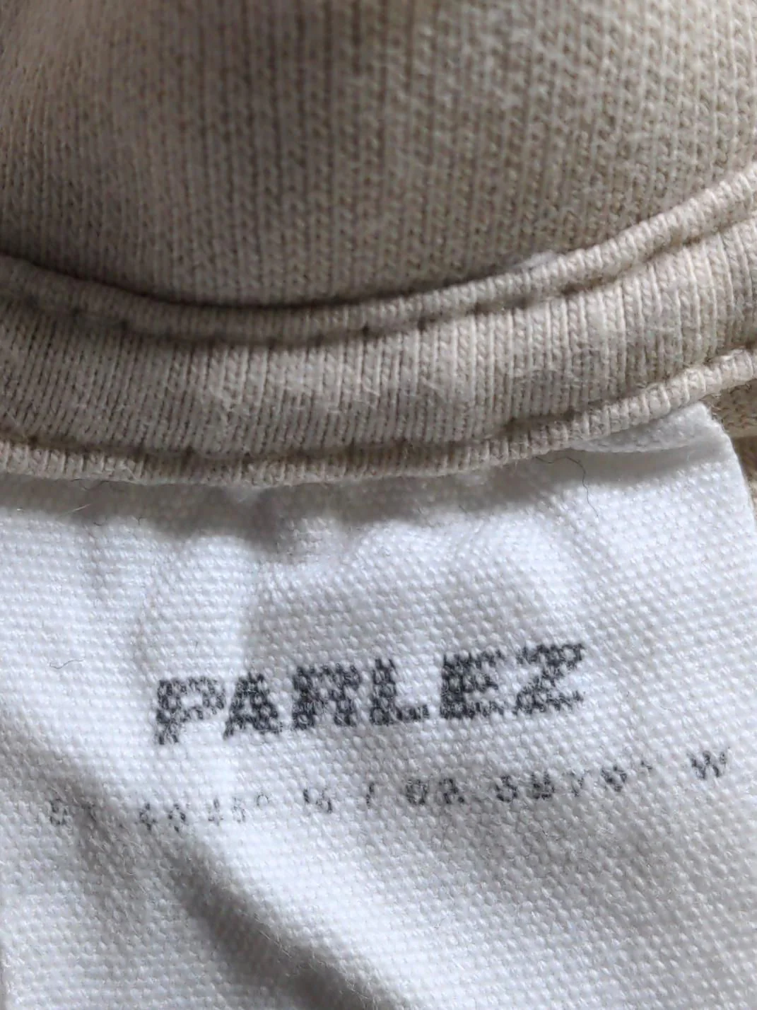 Parlez Men's T-Shirt M Cream Graphic 100% Cotton Basic - Image 7