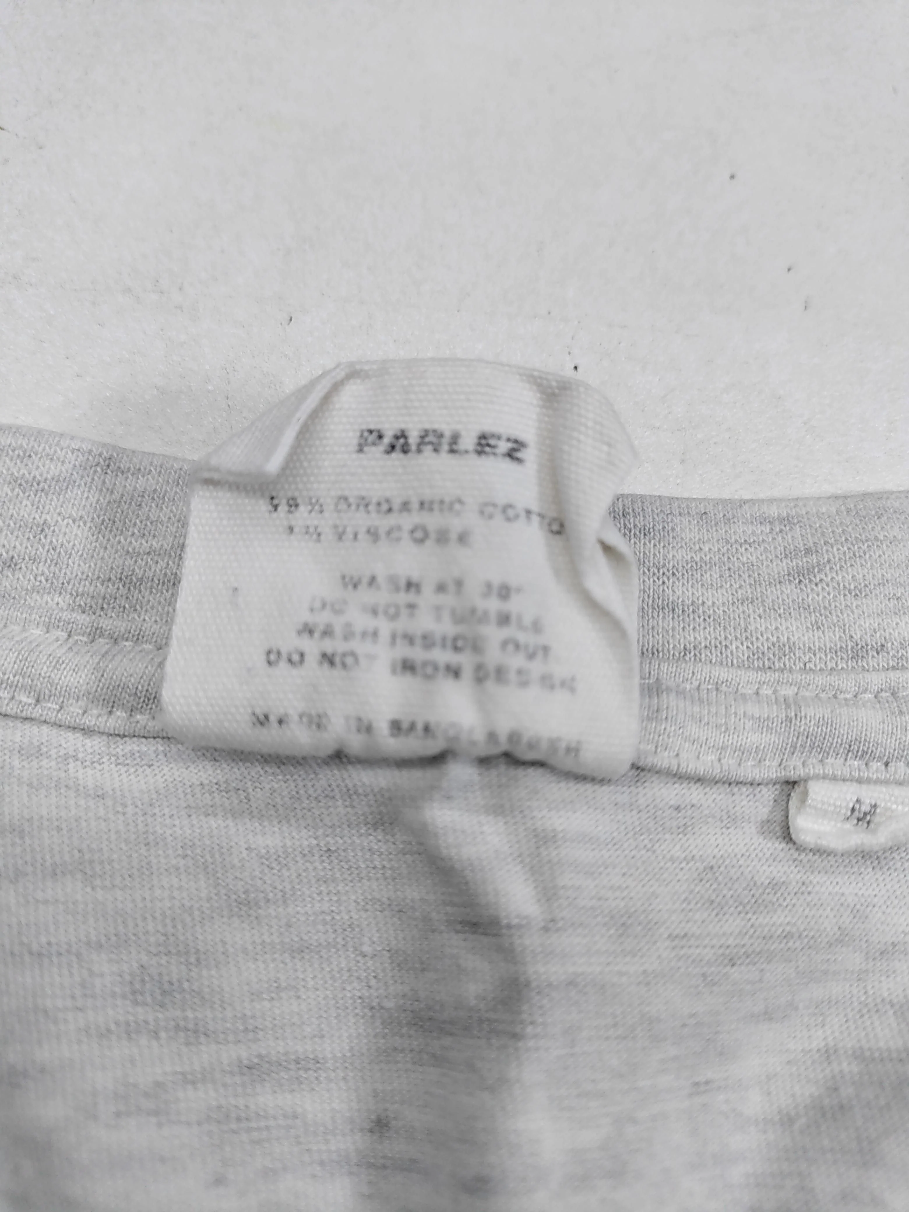 Parlez Men's T-Shirt M Grey Graphic Cotton with Viscose Basic - Image 6
