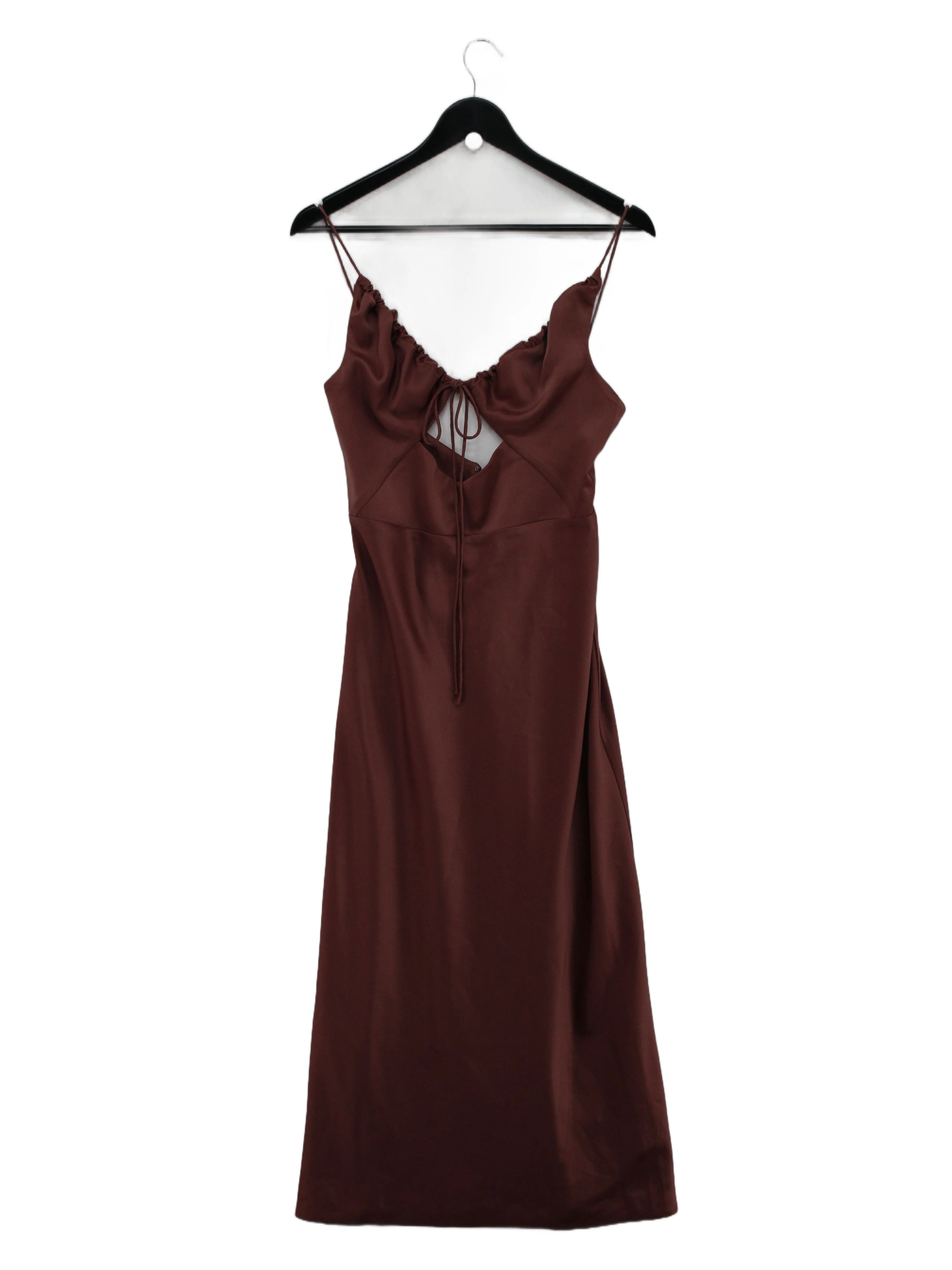 pasduchas Slip Midi Dress UK8 in Brown