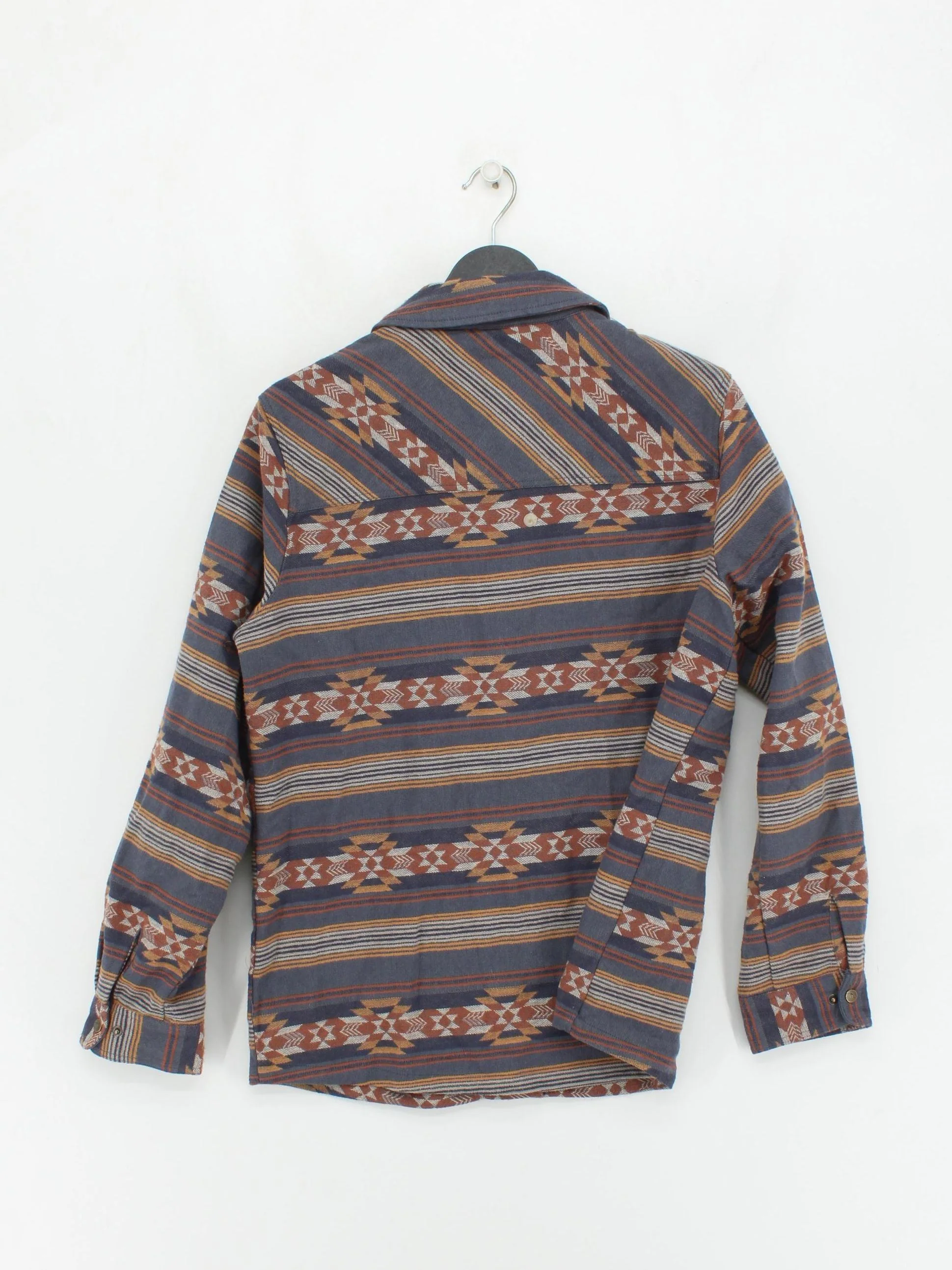 Passenger Men's Shirt M Multi Geometric 100% Cotton Basic - Image 2