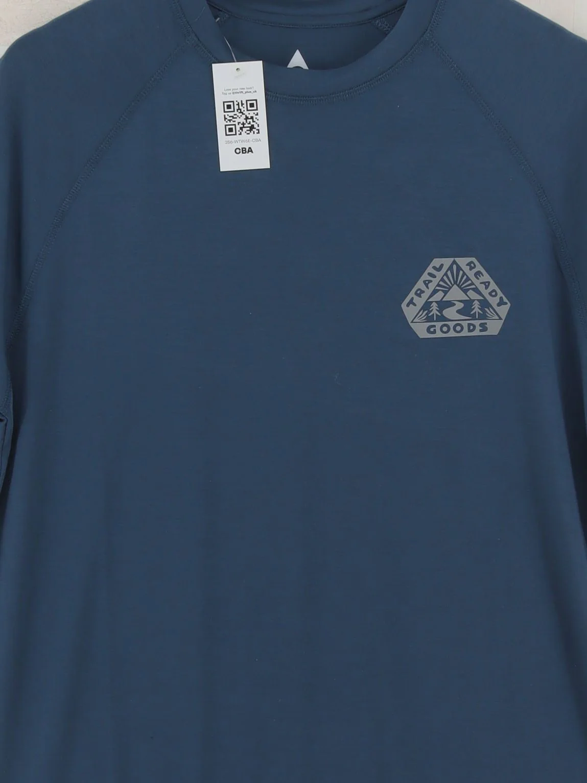 Passenger Men's T-Shirt M Blue Polyester with Elastane Basic - Image 3