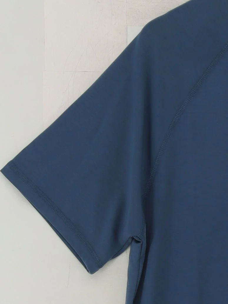 Passenger Men's T-Shirt M Blue Polyester with Elastane Basic - Image 4