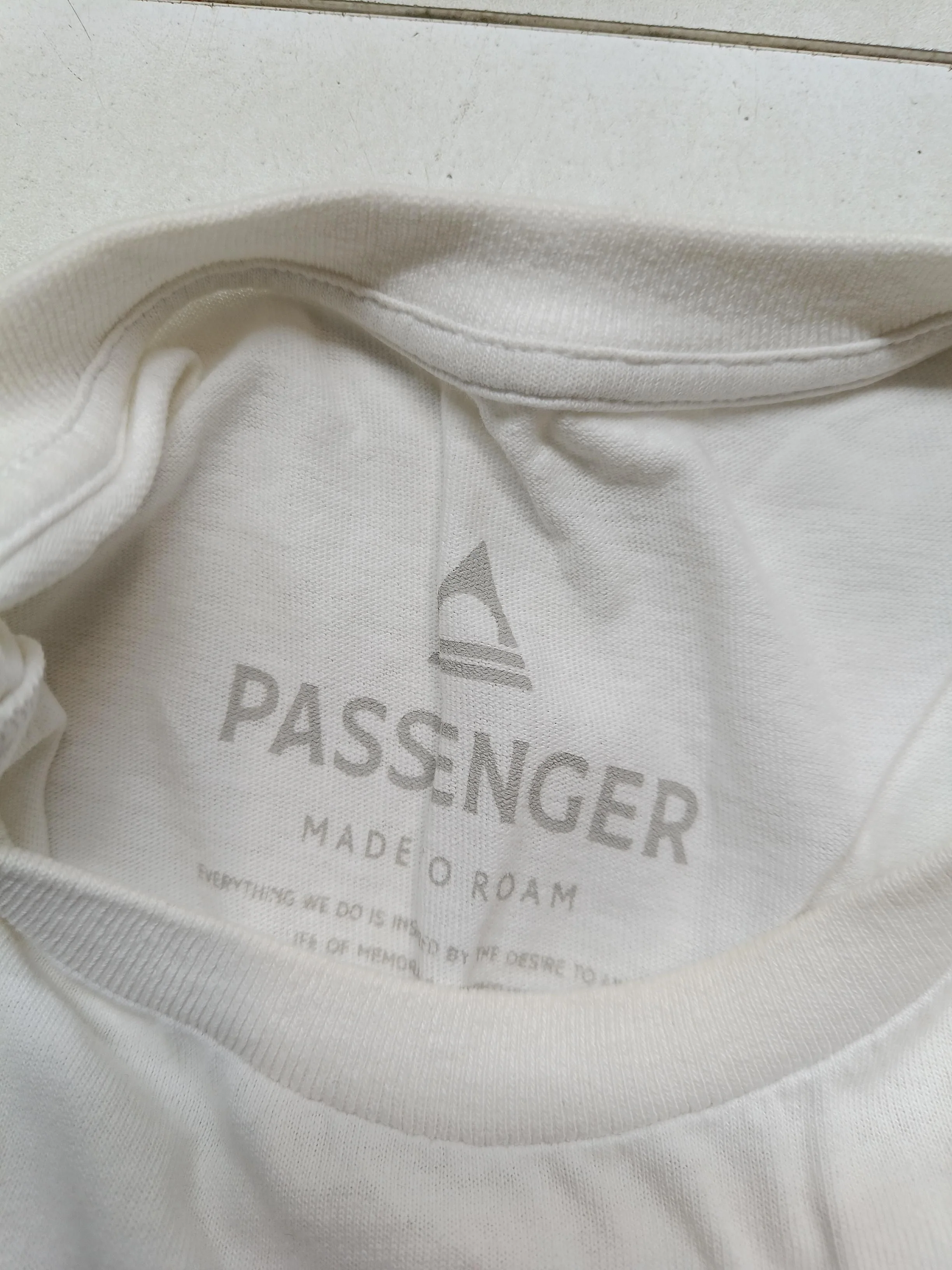 Passenger Men's T-Shirt S White Graphic 100% Cotton Basic - Image 5