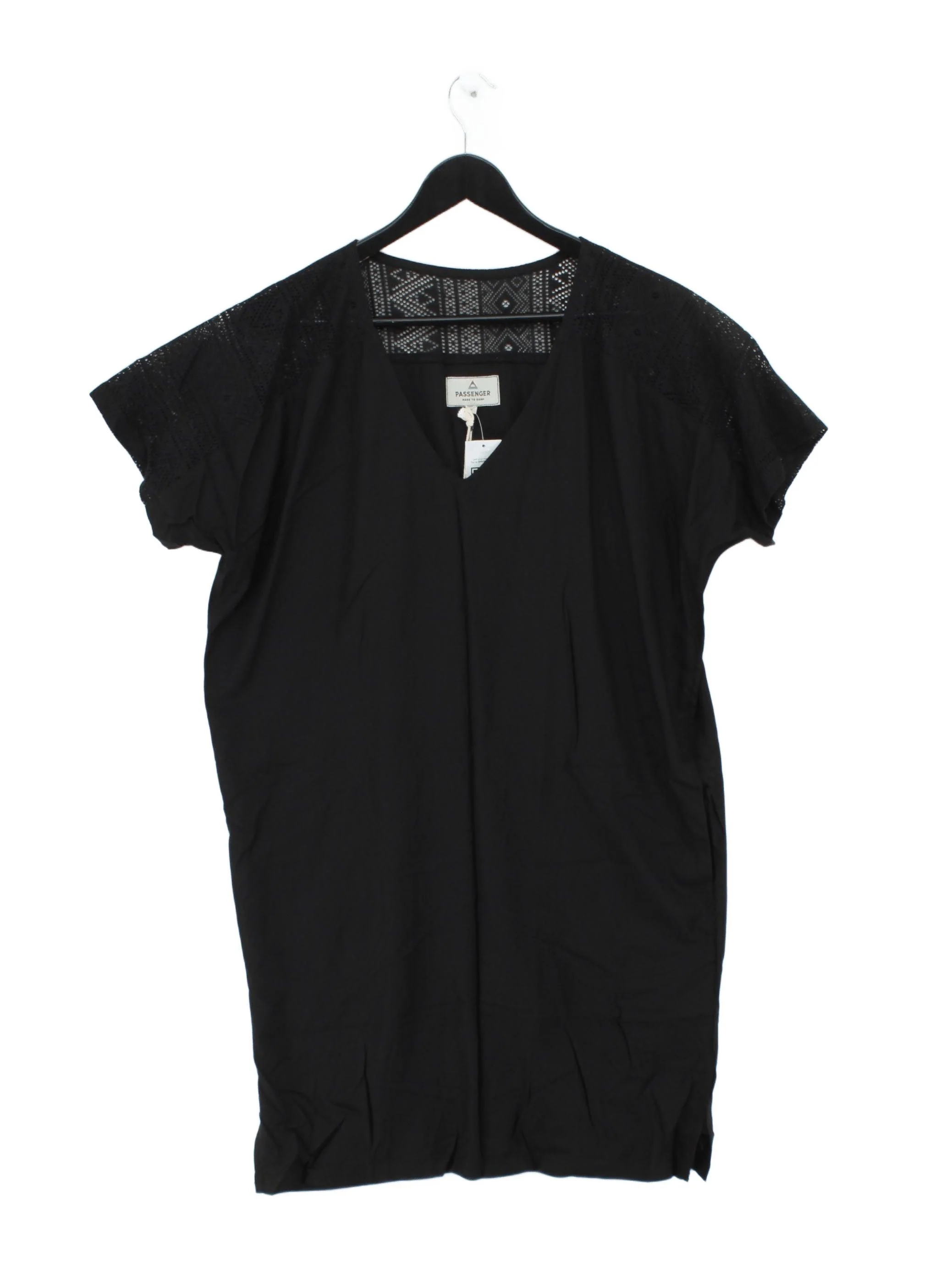 Passenger T-Shirt Mini Dress S in Black