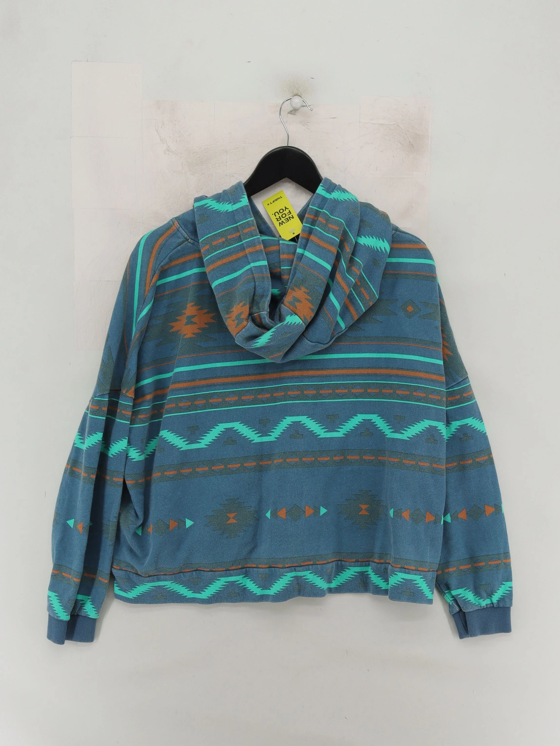 Passenger Women's Hoodie M Multi Geometric Cotton with Polyester Pullover - Image 2