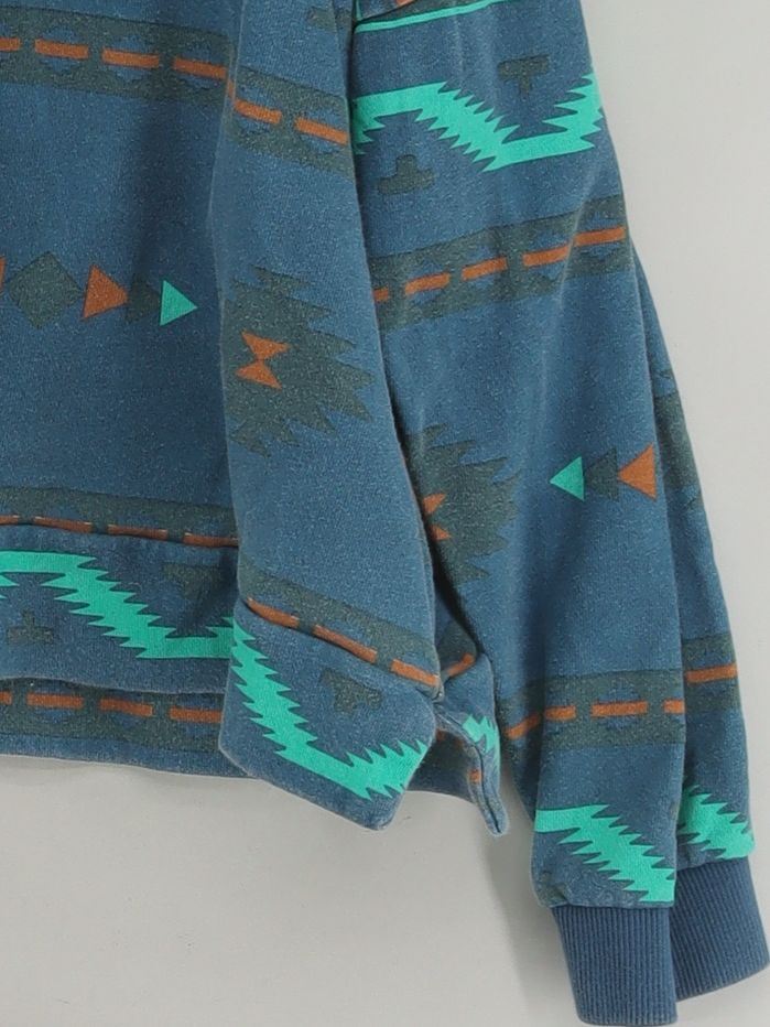 Passenger Women's Hoodie M Multi Geometric Cotton with Polyester Pullover - Image 4