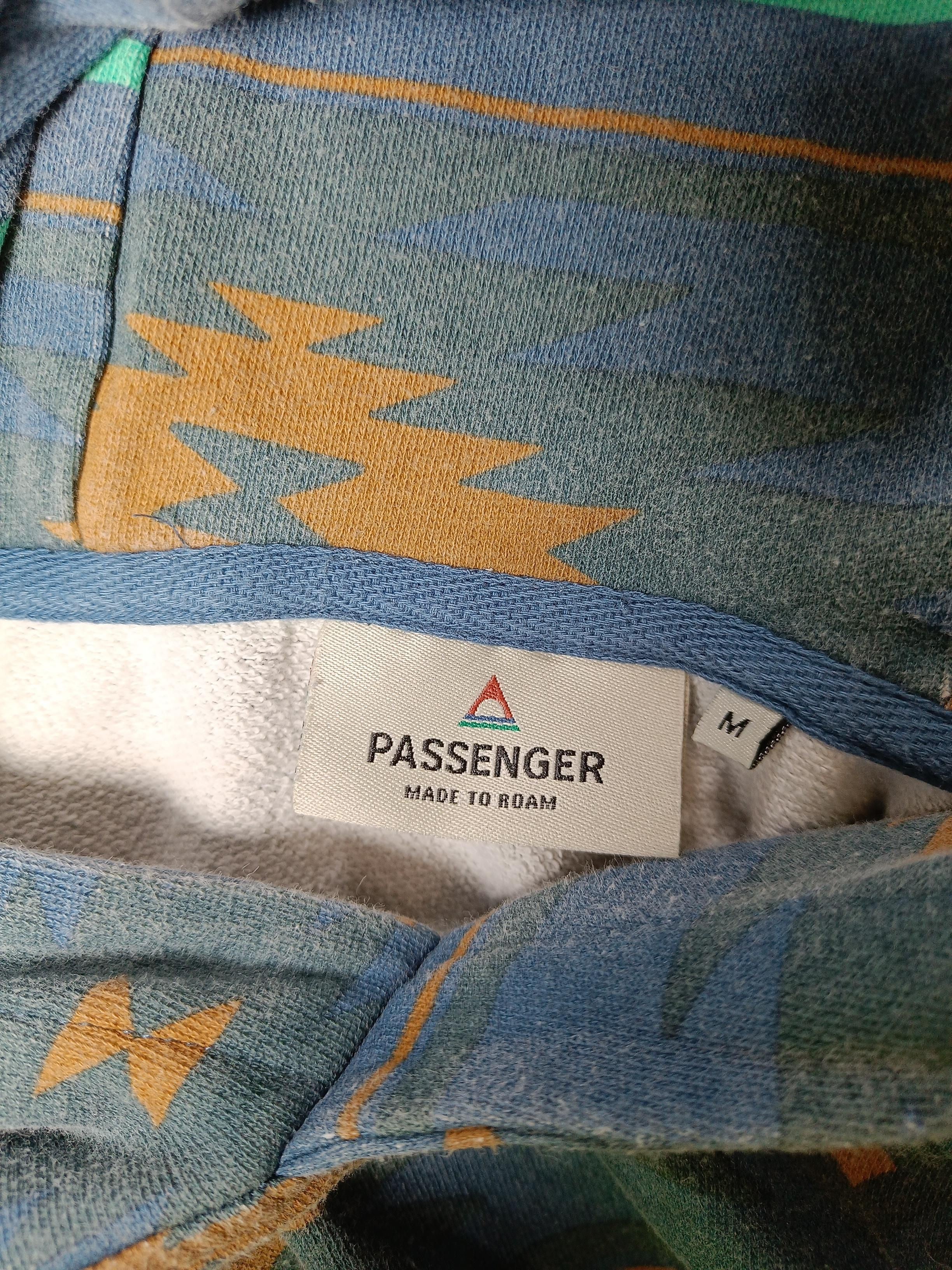 Passenger Women's Hoodie M Multi Geometric Cotton with Polyester Pullover - Image 5