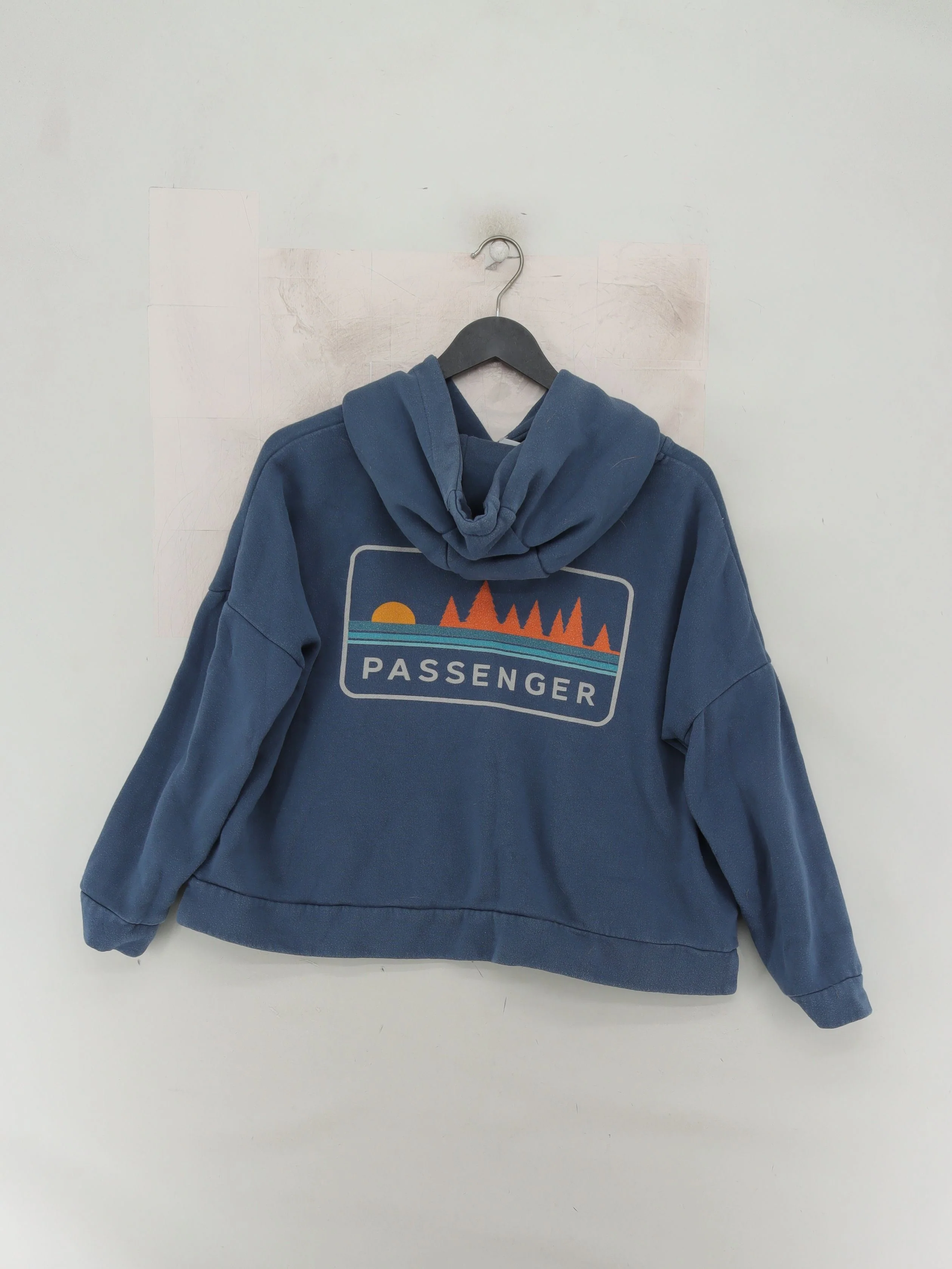 Passenger Women's Hoodie S Blue Graphic 100% Cotton Pullover - Image 2