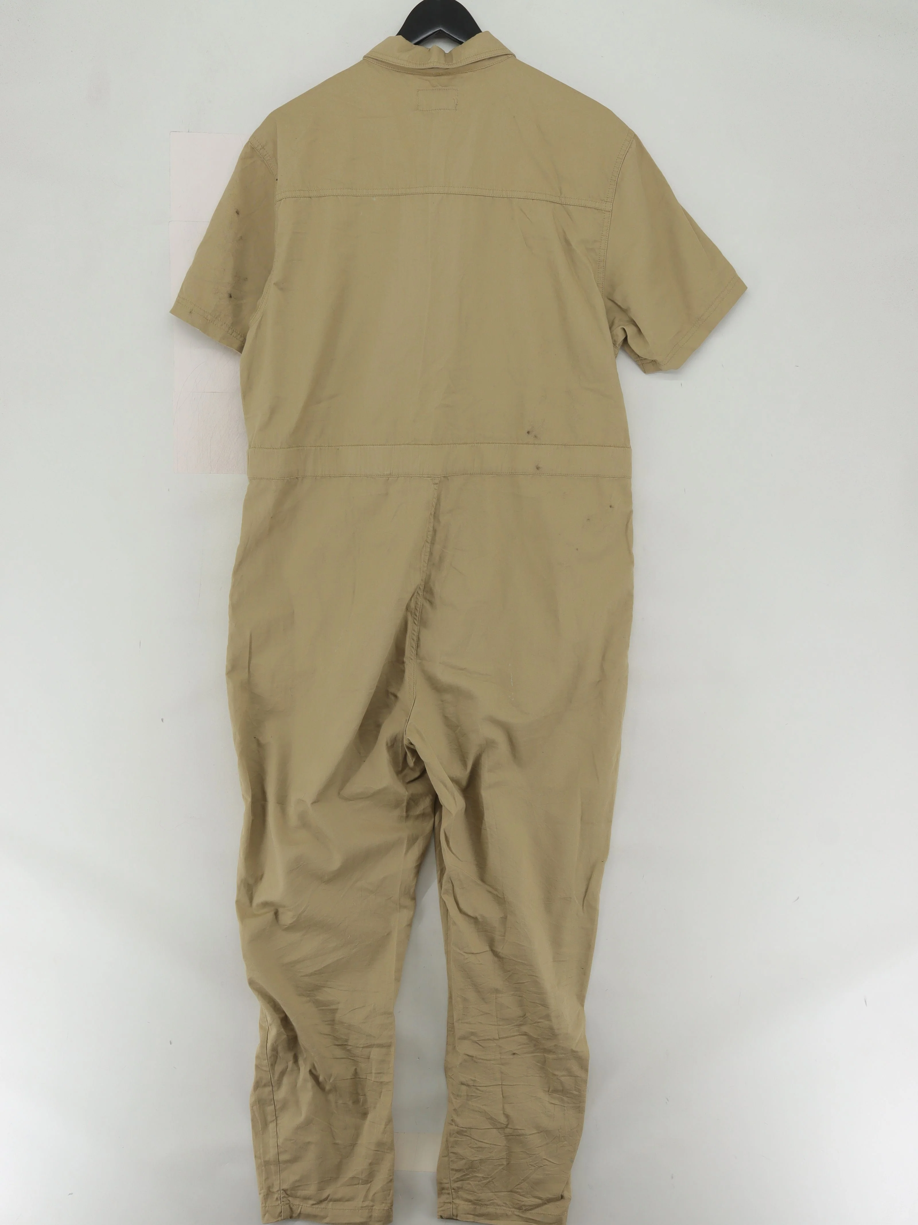 Passenger Women's Jumpsuit L Tan 100% Cotton Straight Jumpsuit - Image 2
