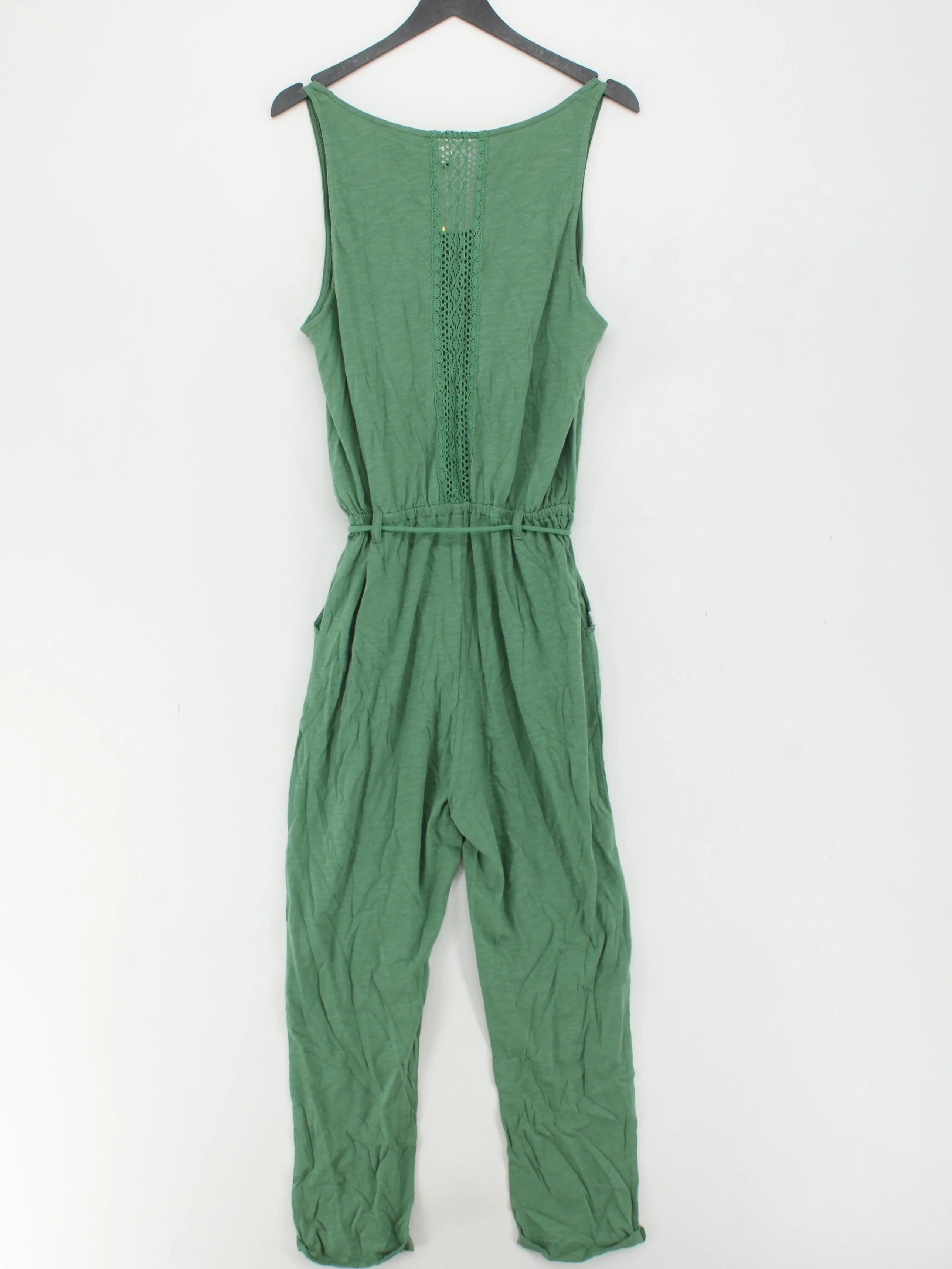 Passenger Women's Jumpsuit M Green 100% Cotton Tapered Jumpsuit - Image 2