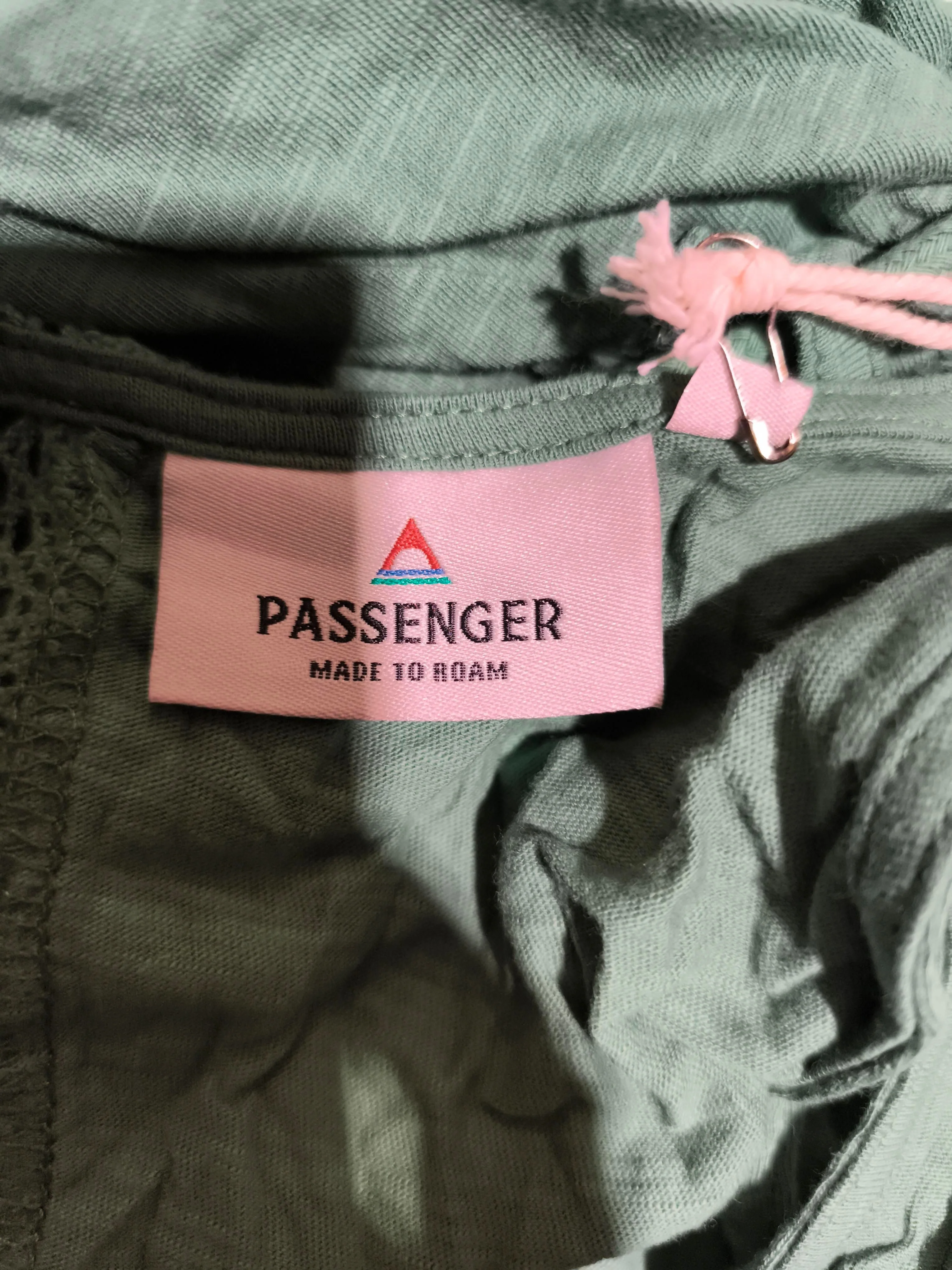 Passenger Women's Jumpsuit M Green 100% Cotton Tapered Jumpsuit - Image 5