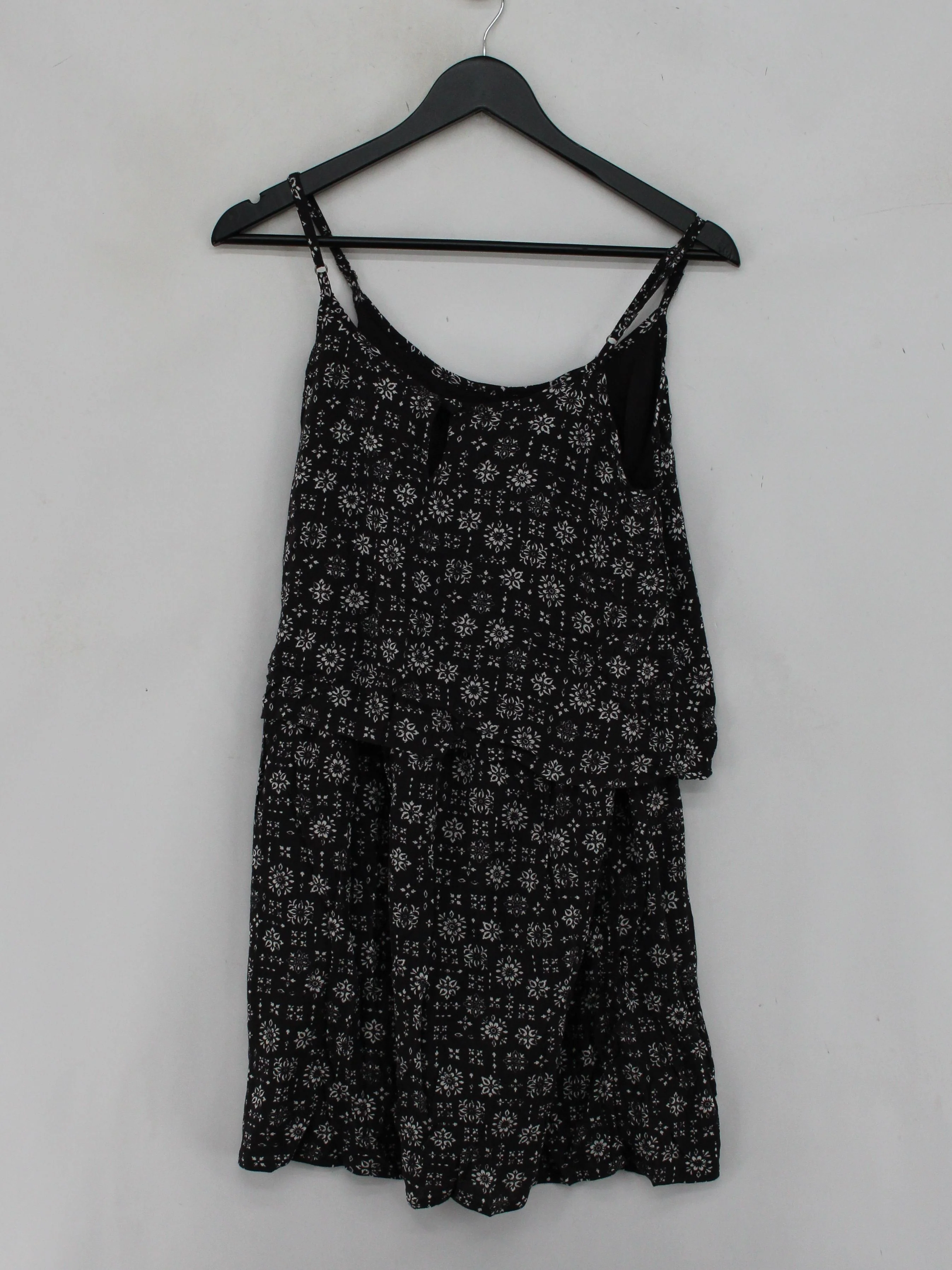Passenger Women's Playsuit S Black Floral Viscose with Cotton Playsuit - Image 2