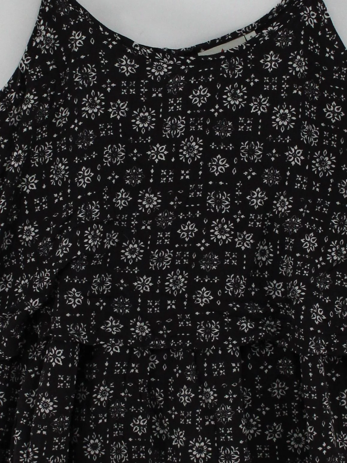 Passenger Women's Playsuit S Black Floral Viscose with Cotton Playsuit - Image 3
