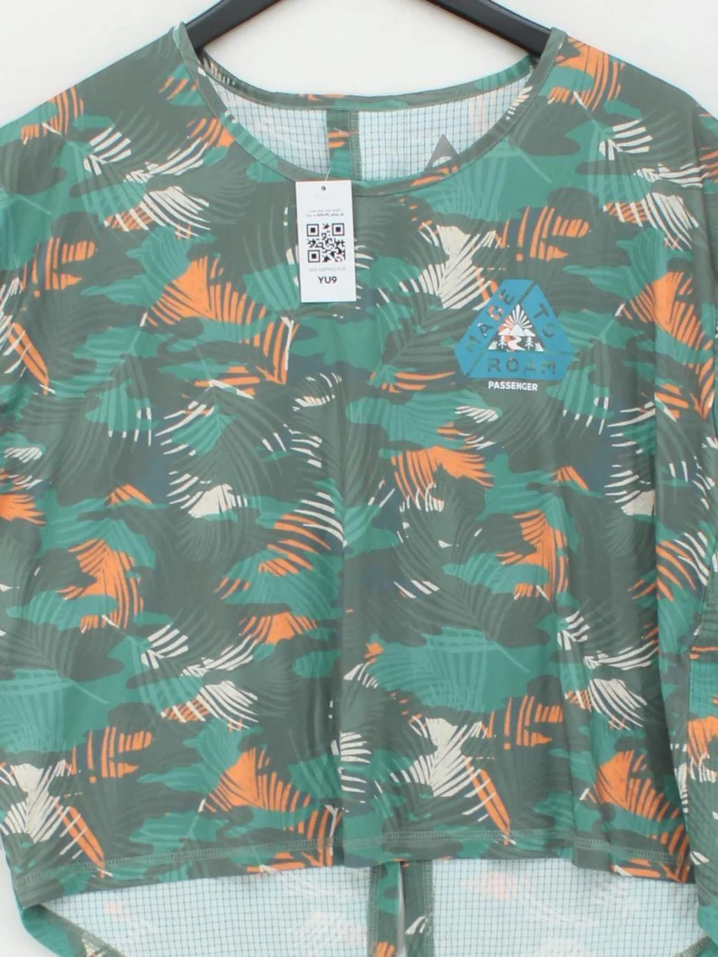 Passenger Women's T-Shirt S Green Graphic Polyester with Elastane Basic - Image 3
