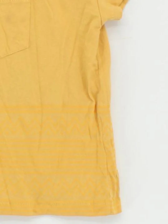 Passenger Women's T-Shirt S Yellow 100% Cotton Basic - Image 4
