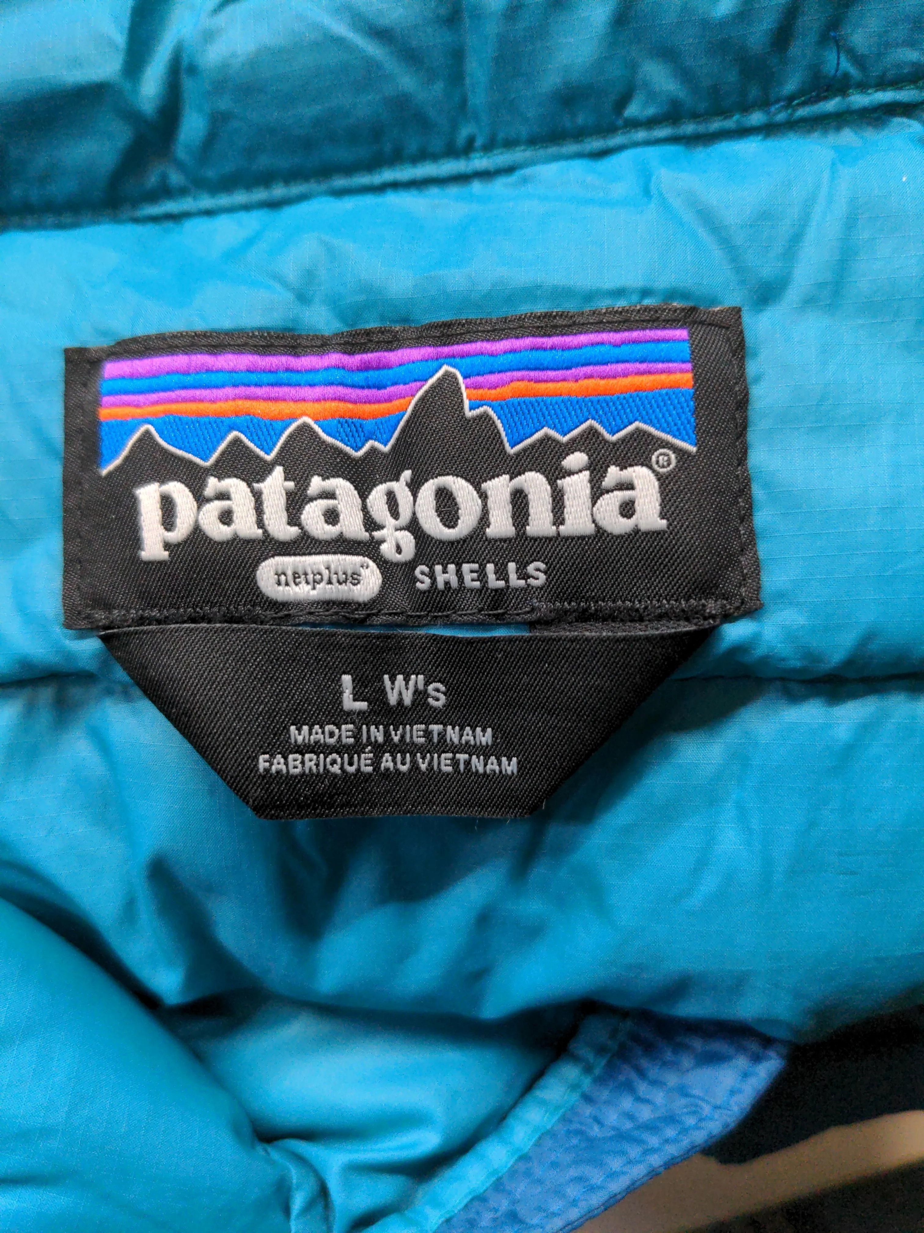 Patagonia Men's Coat L Blue 100% Nylon Overcoat - Image 5