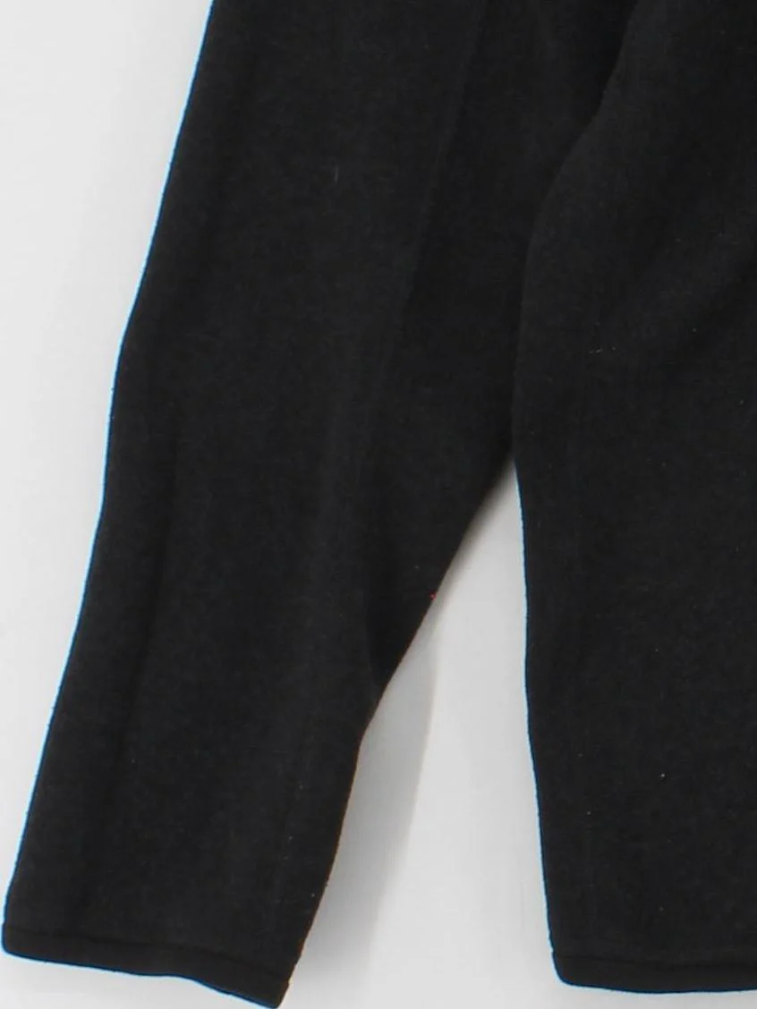 Patagonia Men's Hoodie M Black 100% Polyester Pullover - Image 4