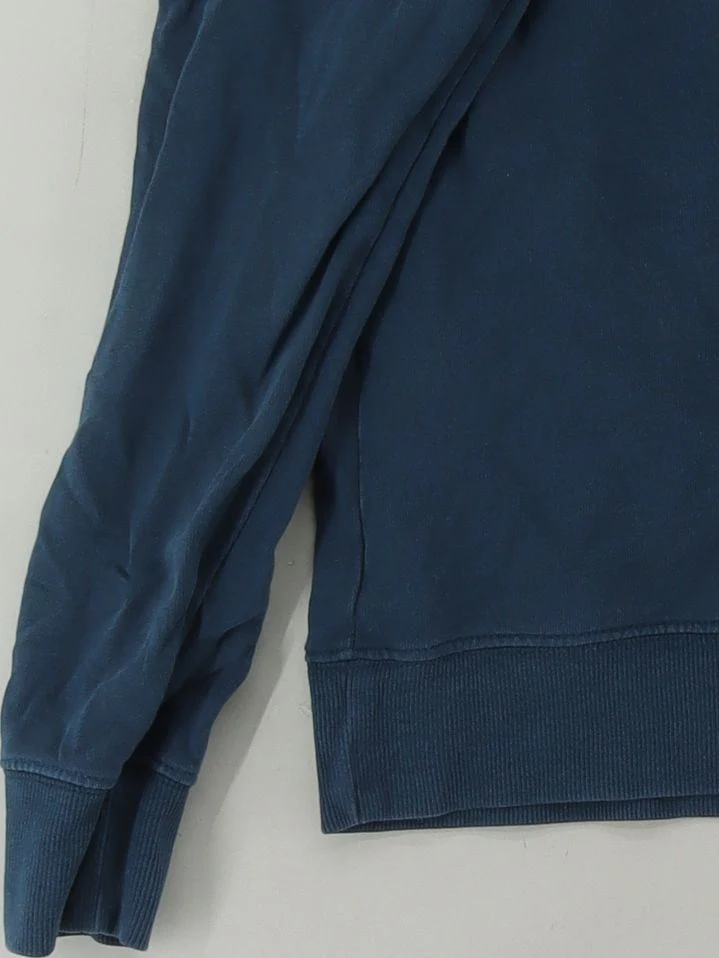Patagonia Men's Hoodie M Blue Graphic 100% Cotton Pullover - Image 4