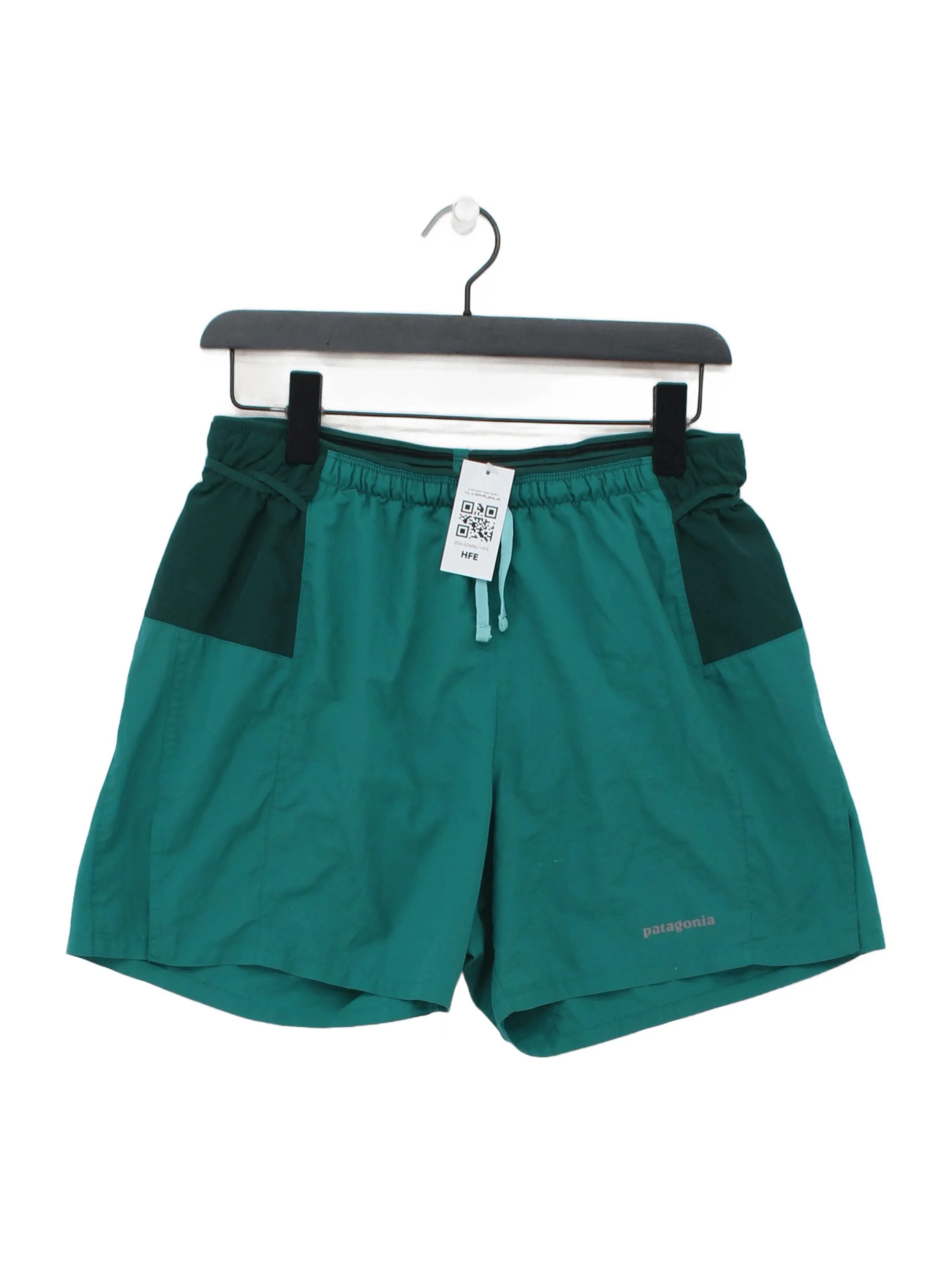 Patagonia Men's Shorts M Green Polyester with Elastane Sweat