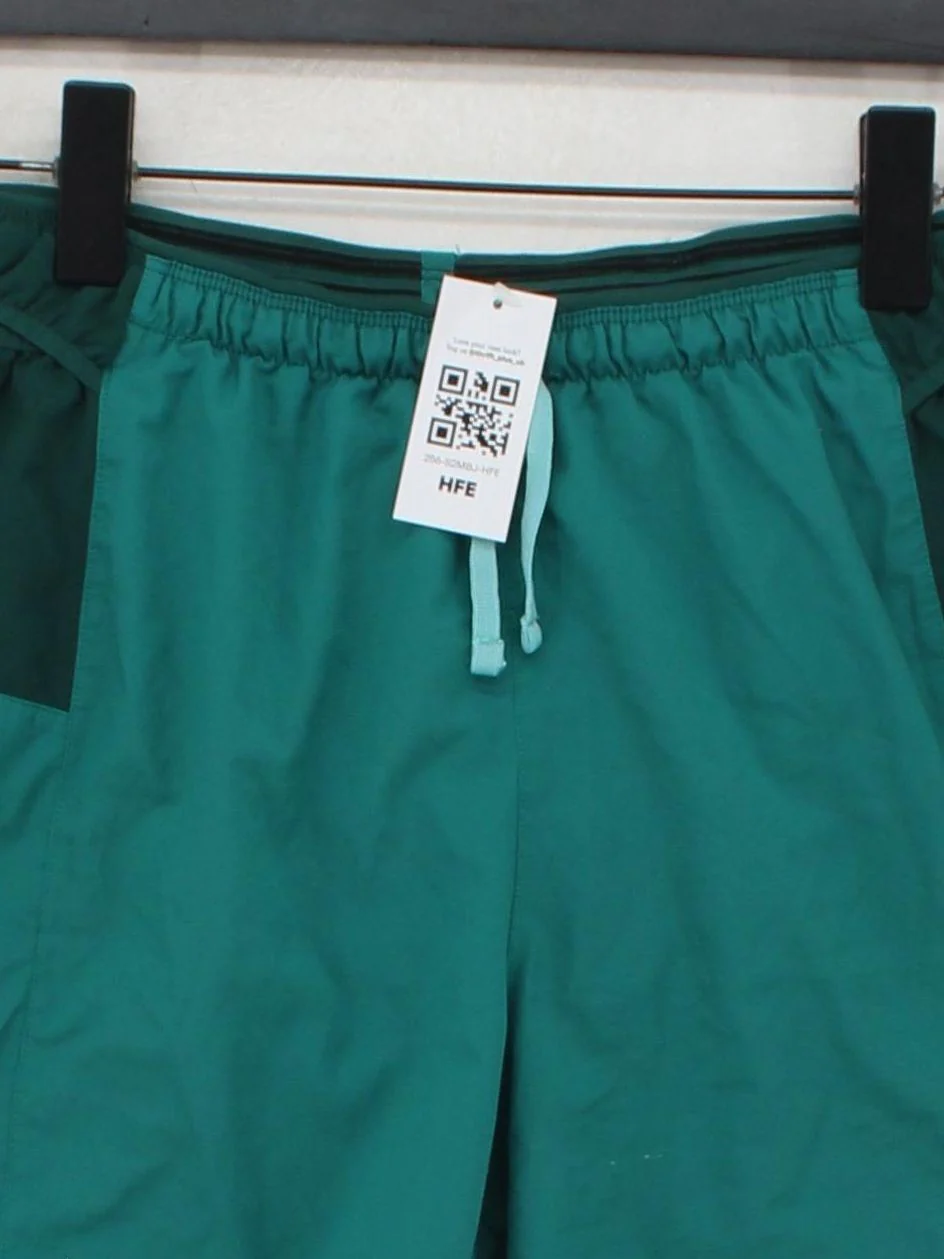Patagonia Men's Shorts M Green Polyester with Elastane Sweat - Image 3