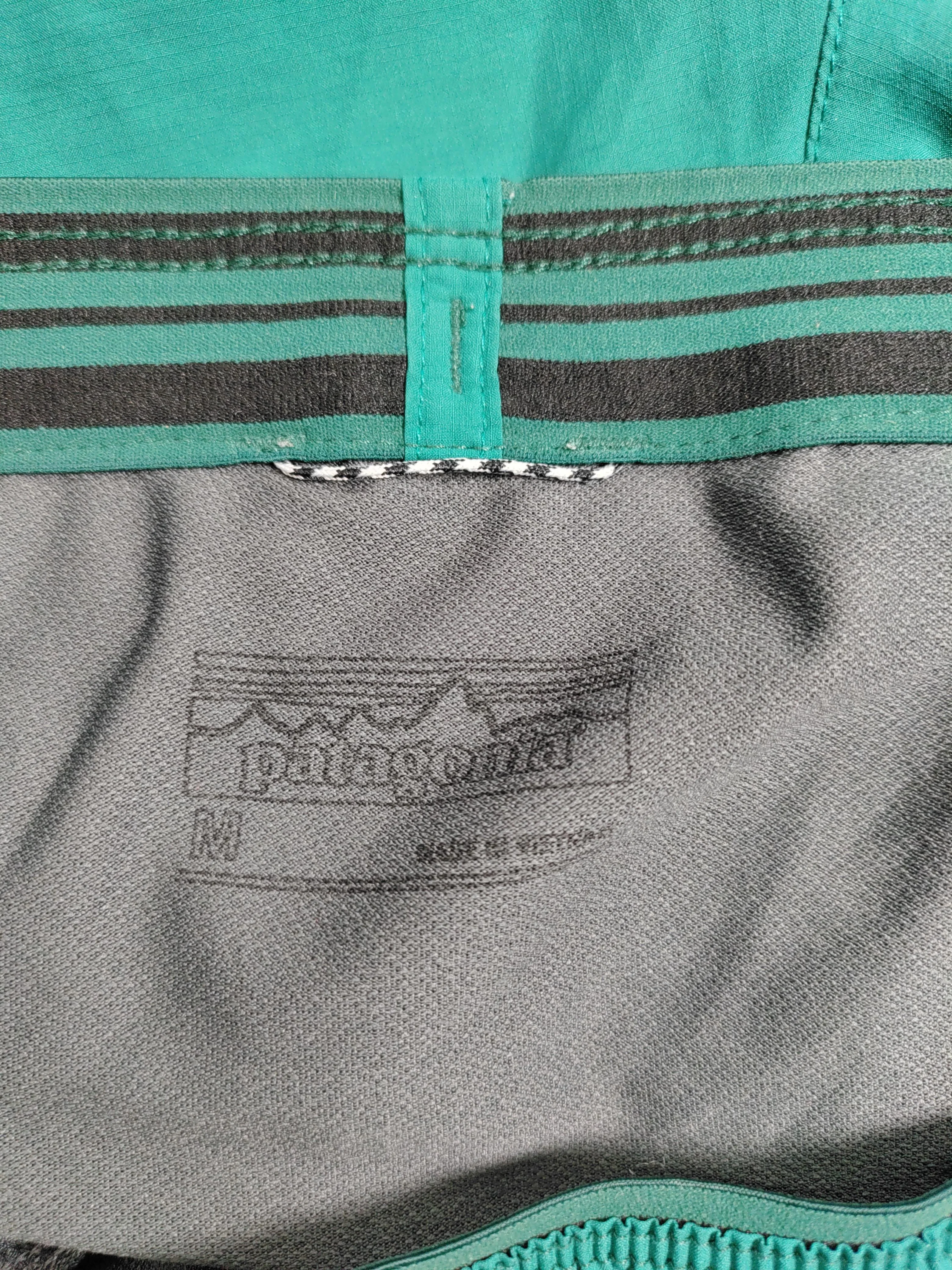 Patagonia Men's Shorts M Green Polyester with Elastane Sweat - Image 6