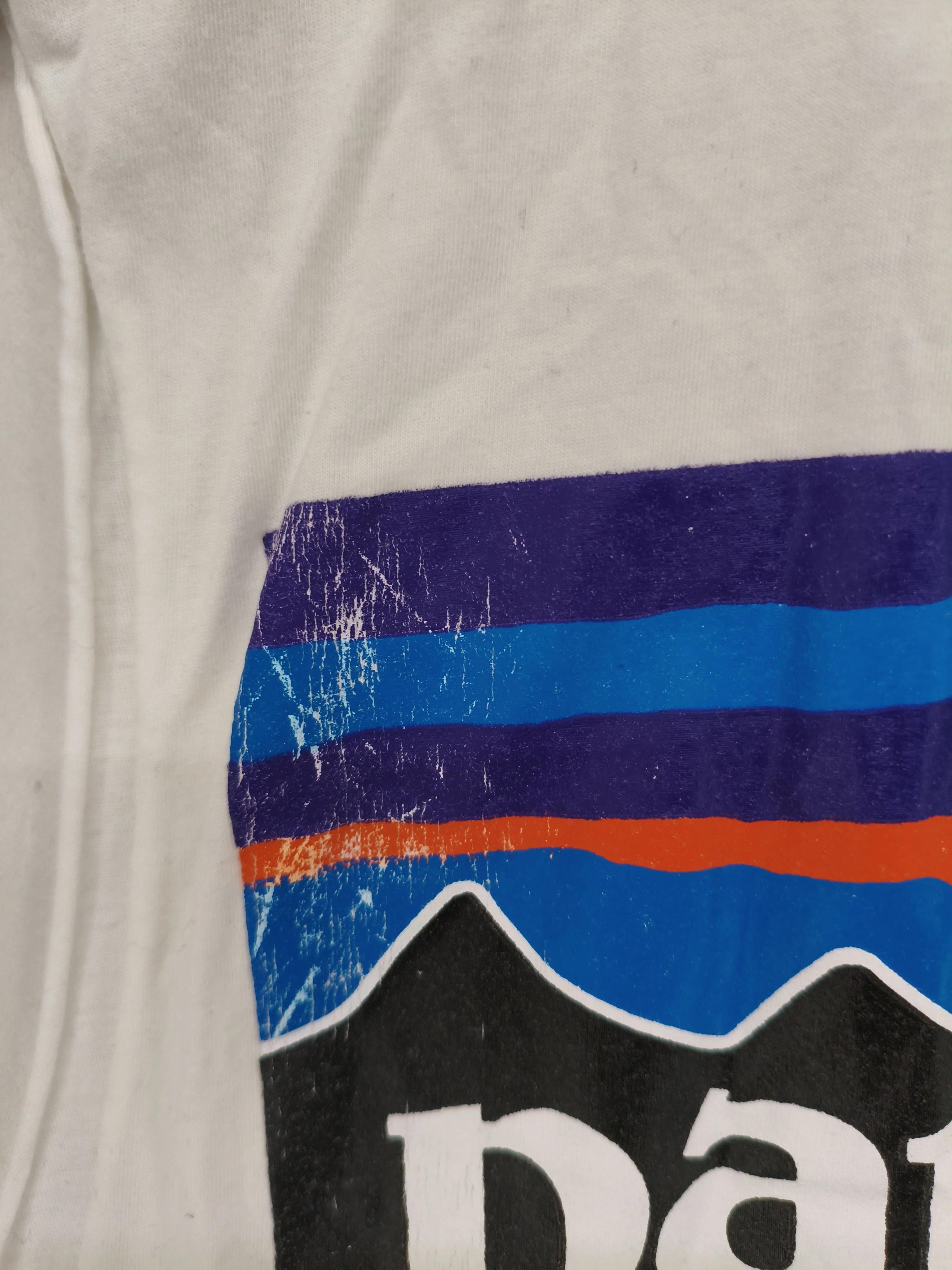 Patagonia Men's T-Shirt XL White Graphic 100% Cotton Sleeveless Round Neck Basic - Image 5