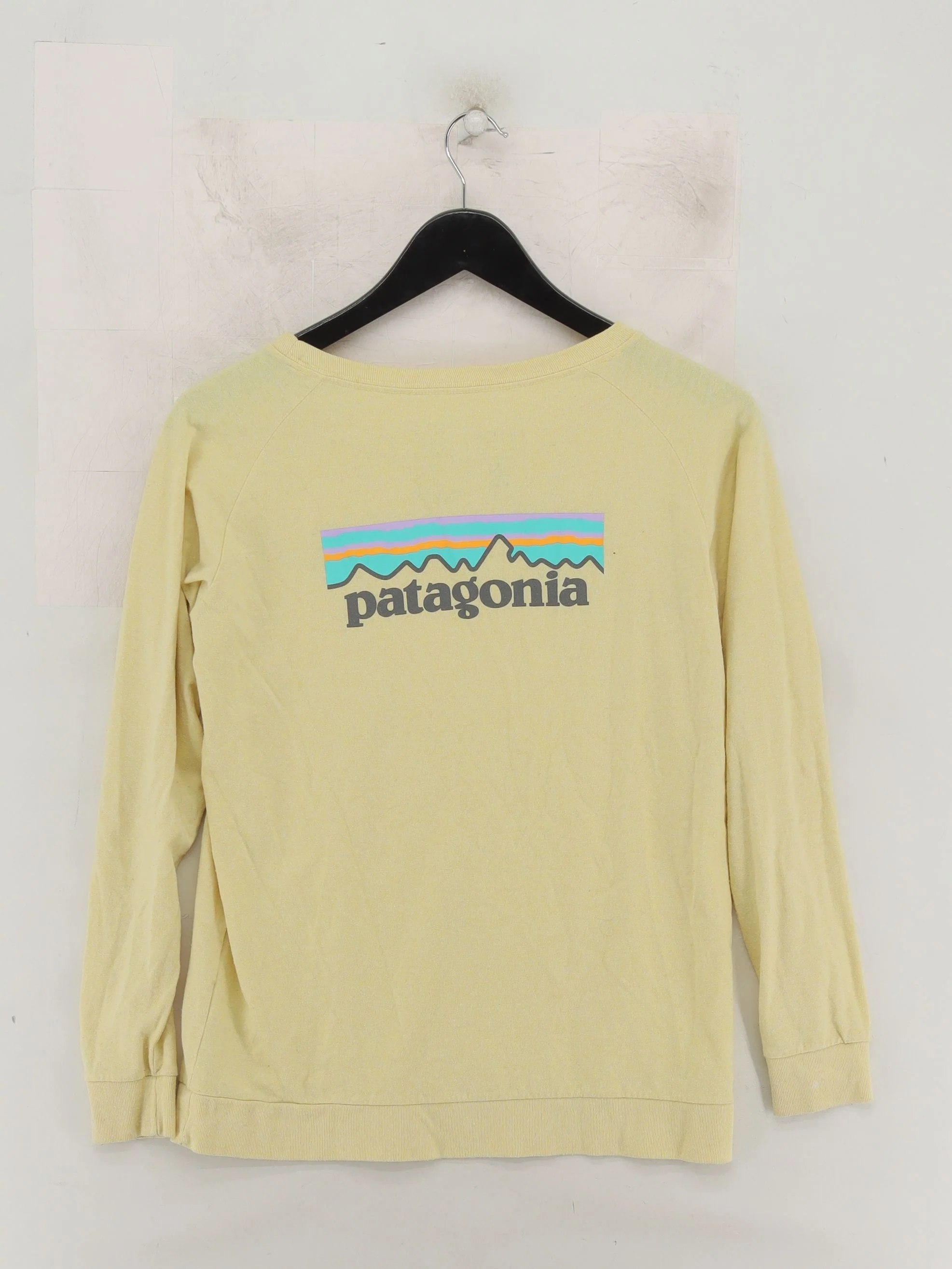Patagonia Men's T-Shirt XS Yellow Cotton with Polyester Basic - Image 2