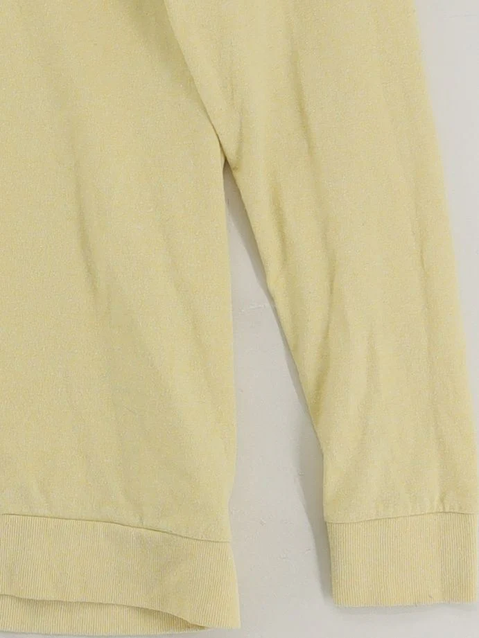 Patagonia Men's T-Shirt XS Yellow Cotton with Polyester Basic - Image 4