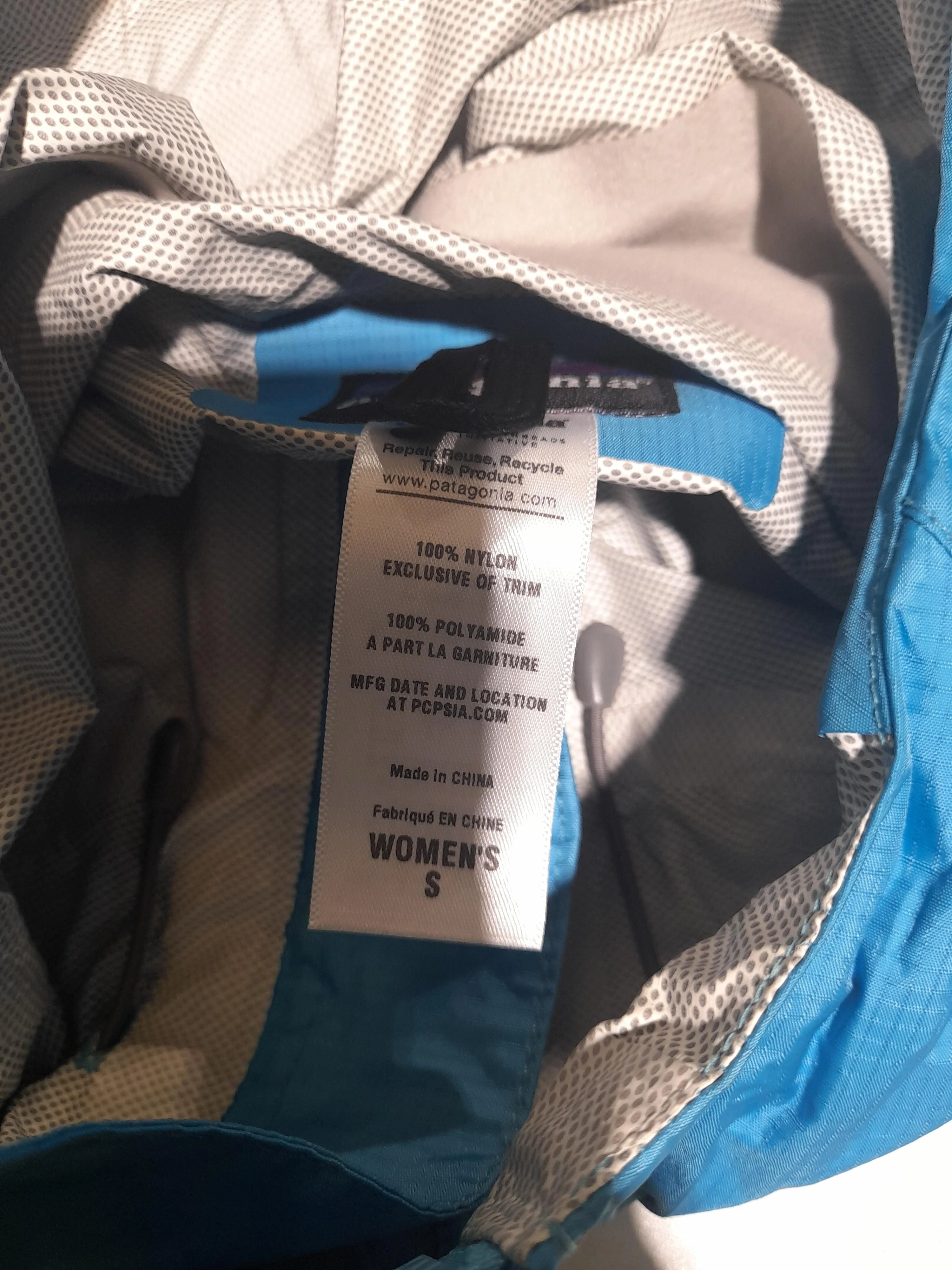 Patagonia Rain Coat jacket blue - Image 6
