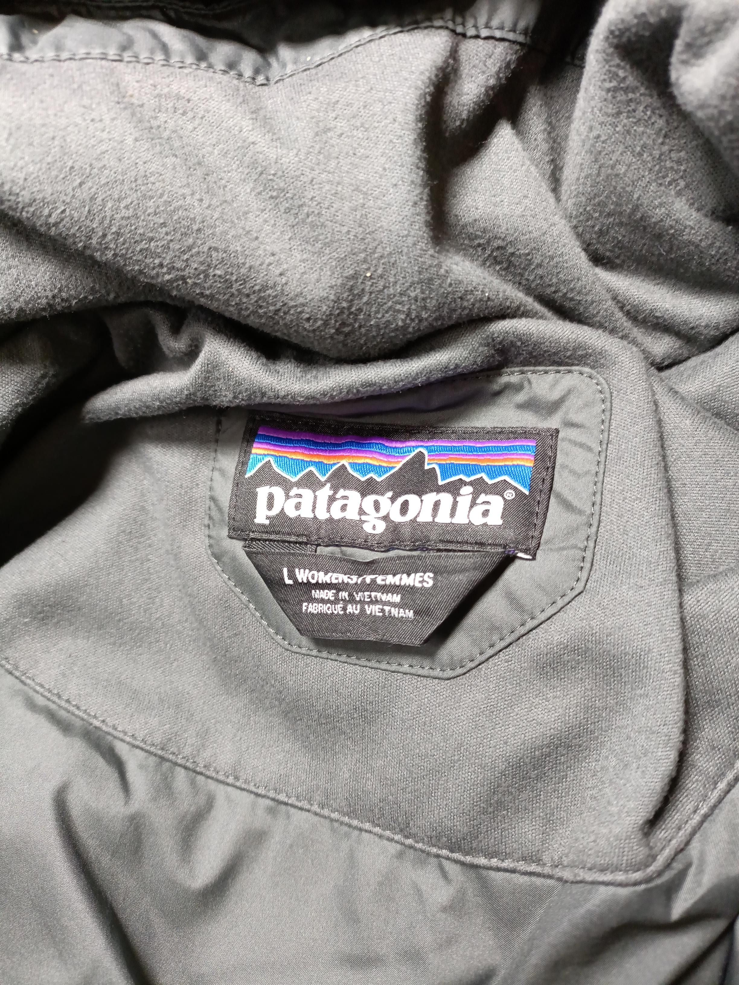 Patagonia Women's Coat L Grey 100% Polyester Puffer Jacket - Image 6